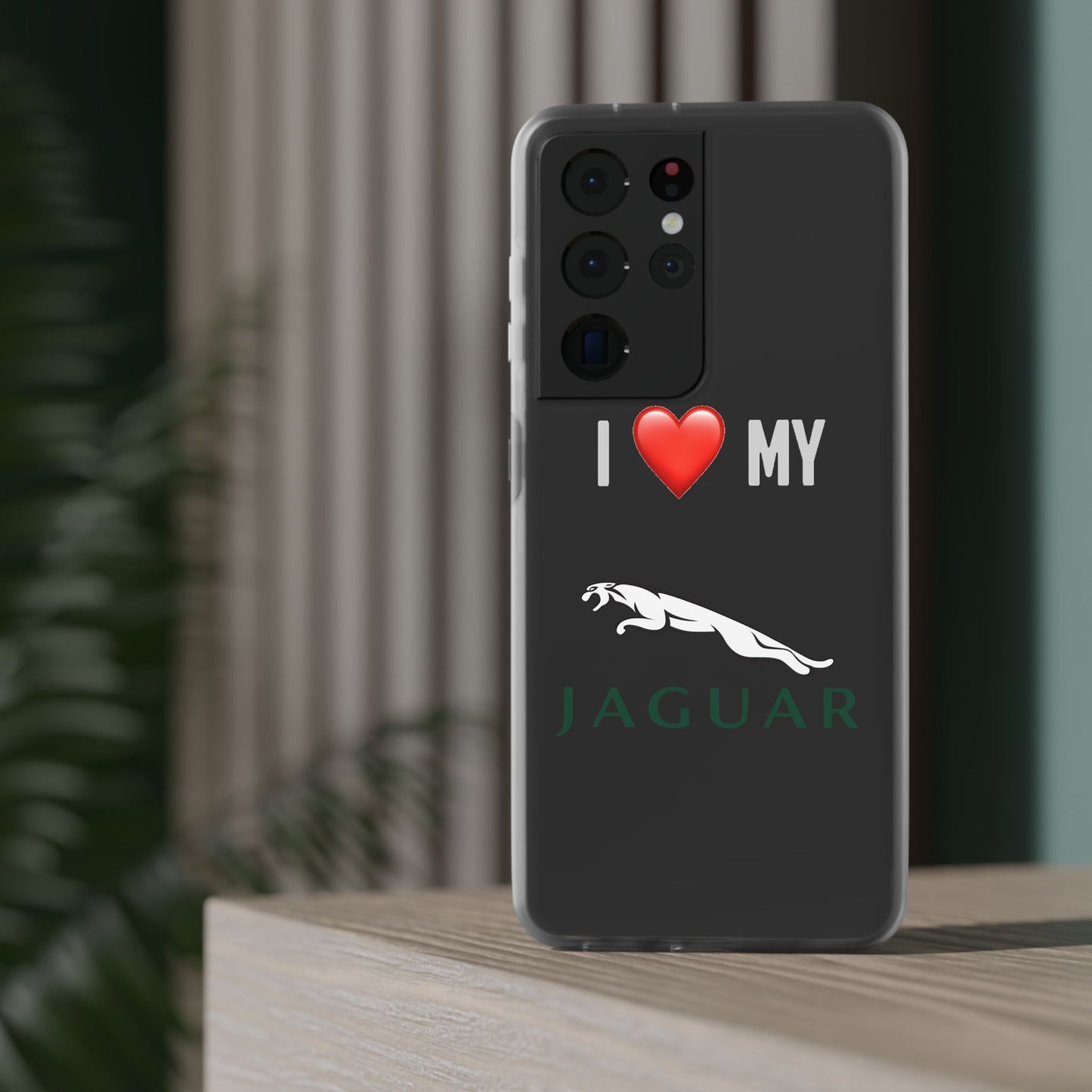 Jaguar Phone Case - Flexible And Frosted TPU Plastic I Love My Jaguar Phone Case