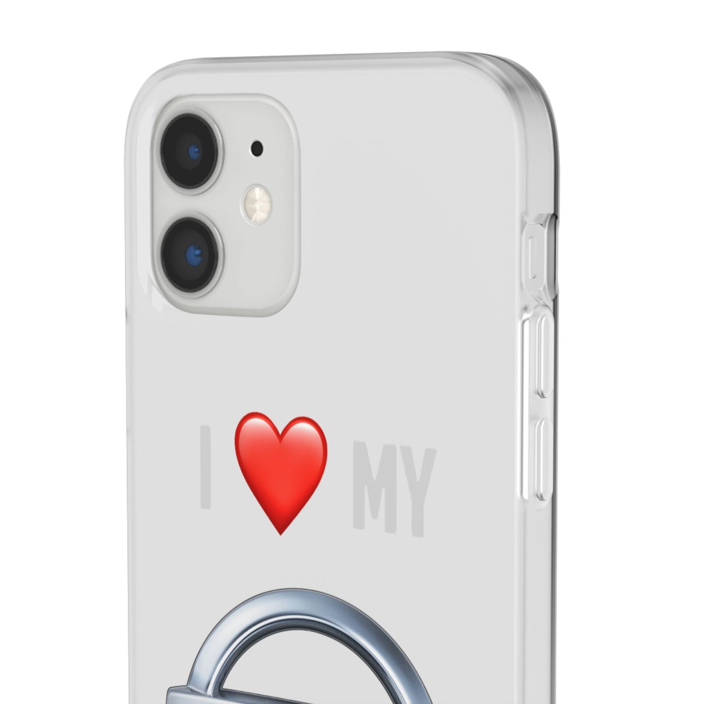 Nissan Phone Case - Flexible And Frosted TPU Plastic I Love My Nissan Phone Case
