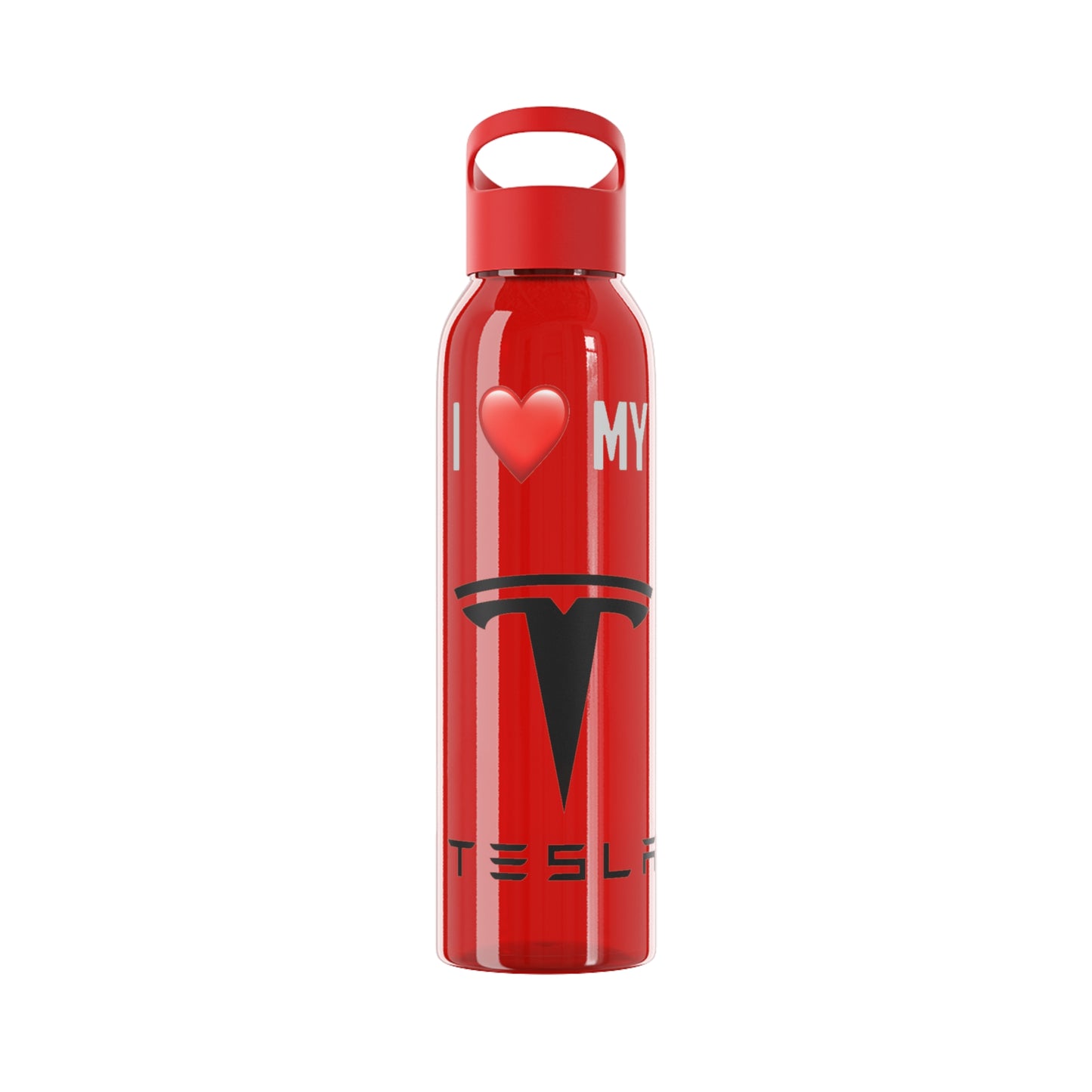 Tesla - I Love My Tesla 22oz Water Bottle