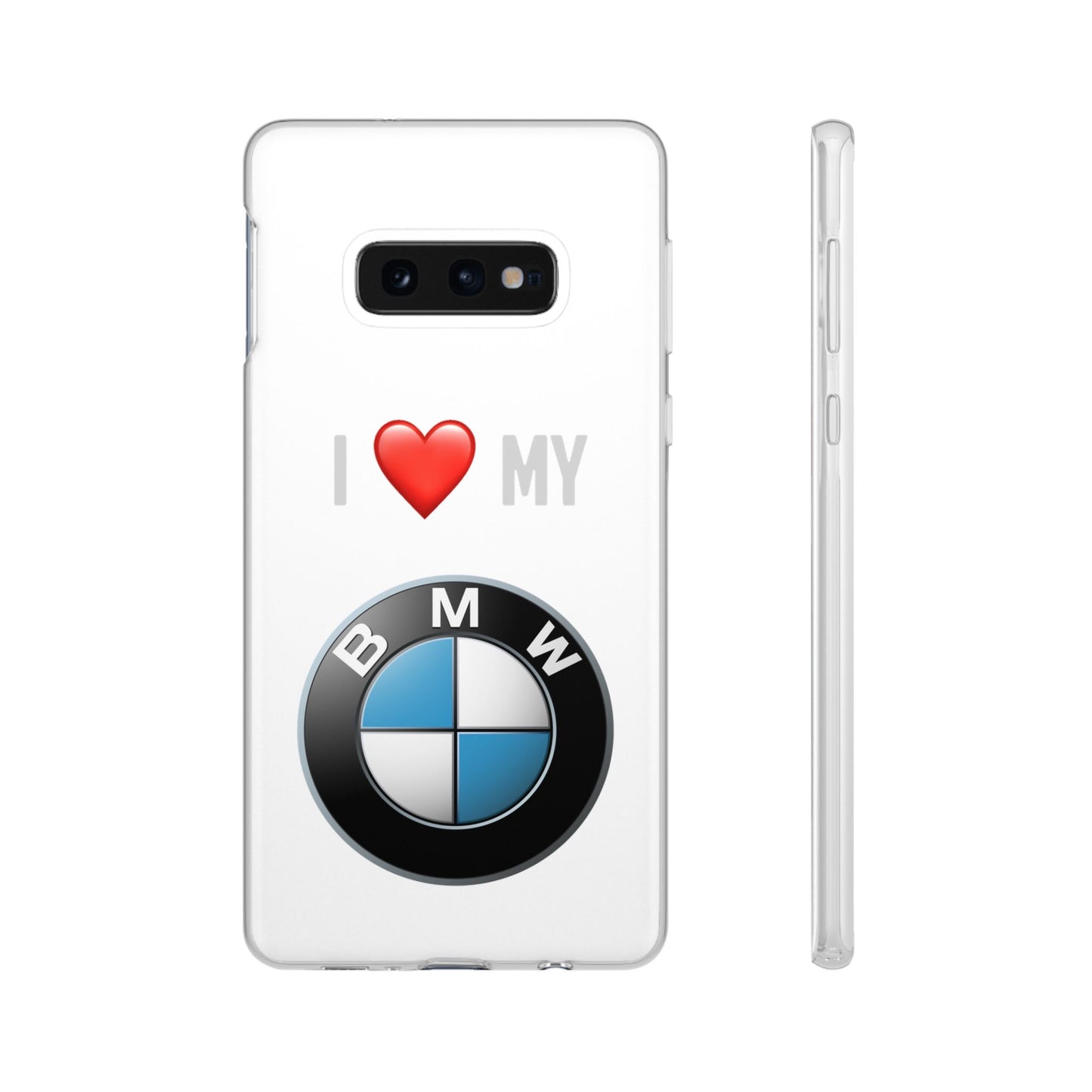 BMW Phone Case - Flexible And Frosted TPU Plastic I Love My BMW Phone Case