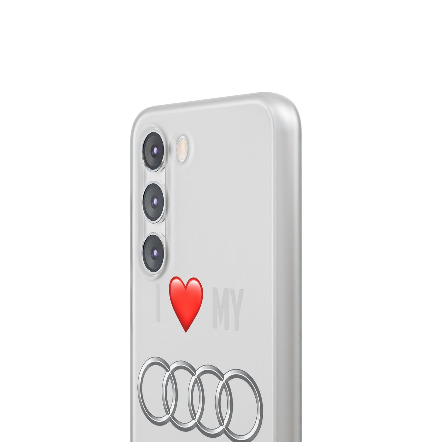Audi Phone Case - Flexible And Frosted TPU Plastic I Love My Audi Phone Case
