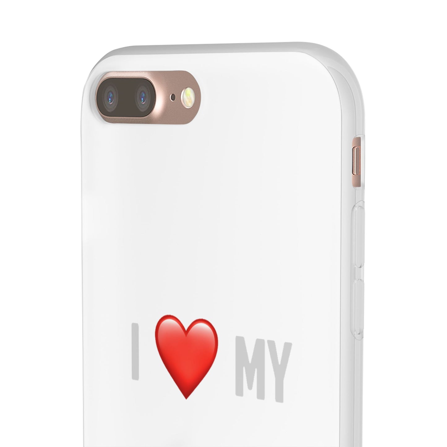 Mini Phone Case - Flexible And Frosted TPU Plastic I Love My Mini Phone Case