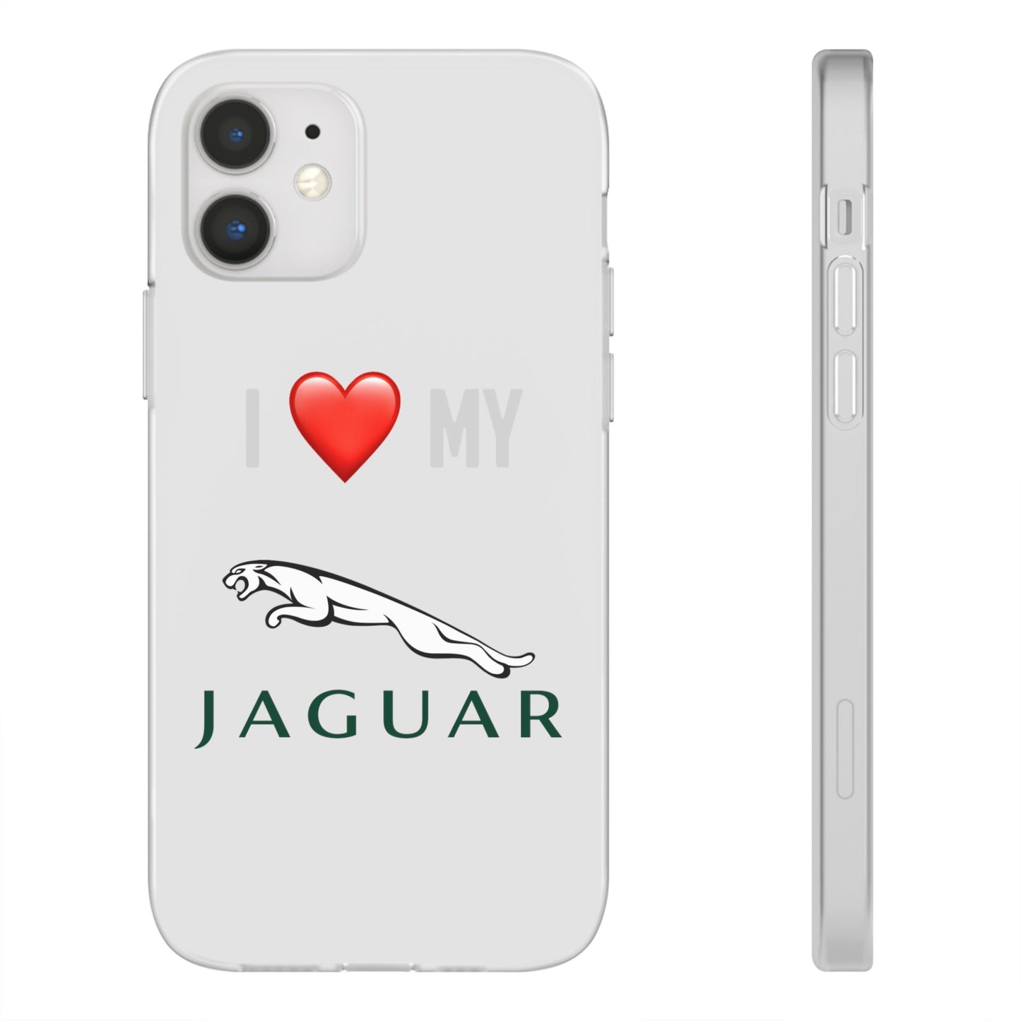 Jaguar Phone Case - Flexible And Frosted TPU Plastic I Love My Jaguar Phone Case