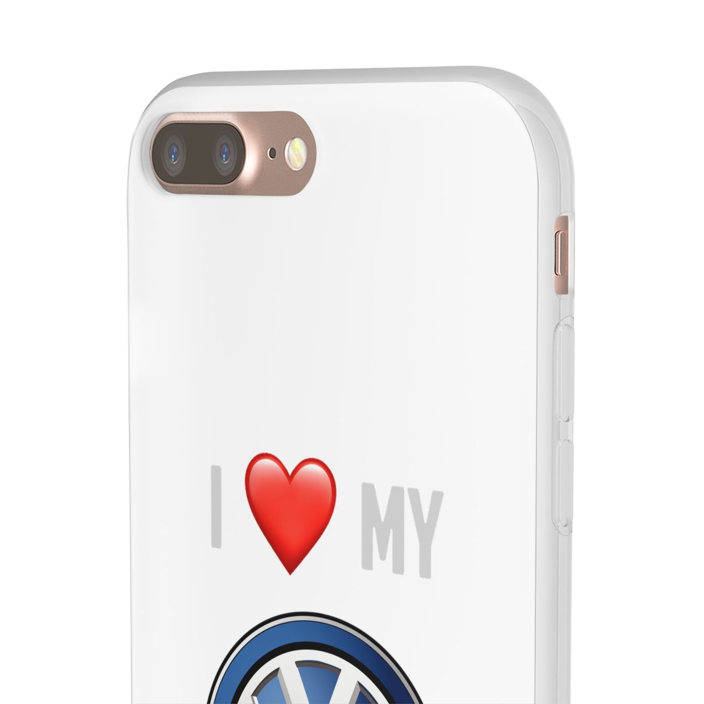Volkswagen Phone Case - Flexible And Frosted TPU Plastic I Love My Volkswagen Phone Case