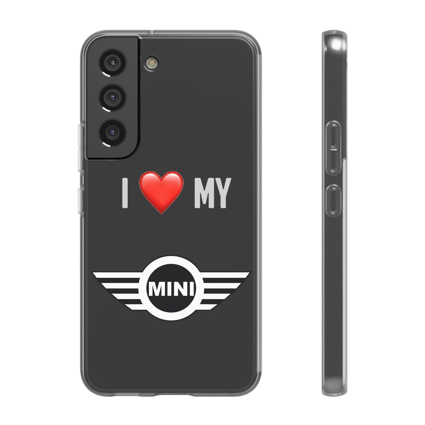 Mini Phone Case - Flexible And Frosted TPU Plastic I Love My Mini Phone Case