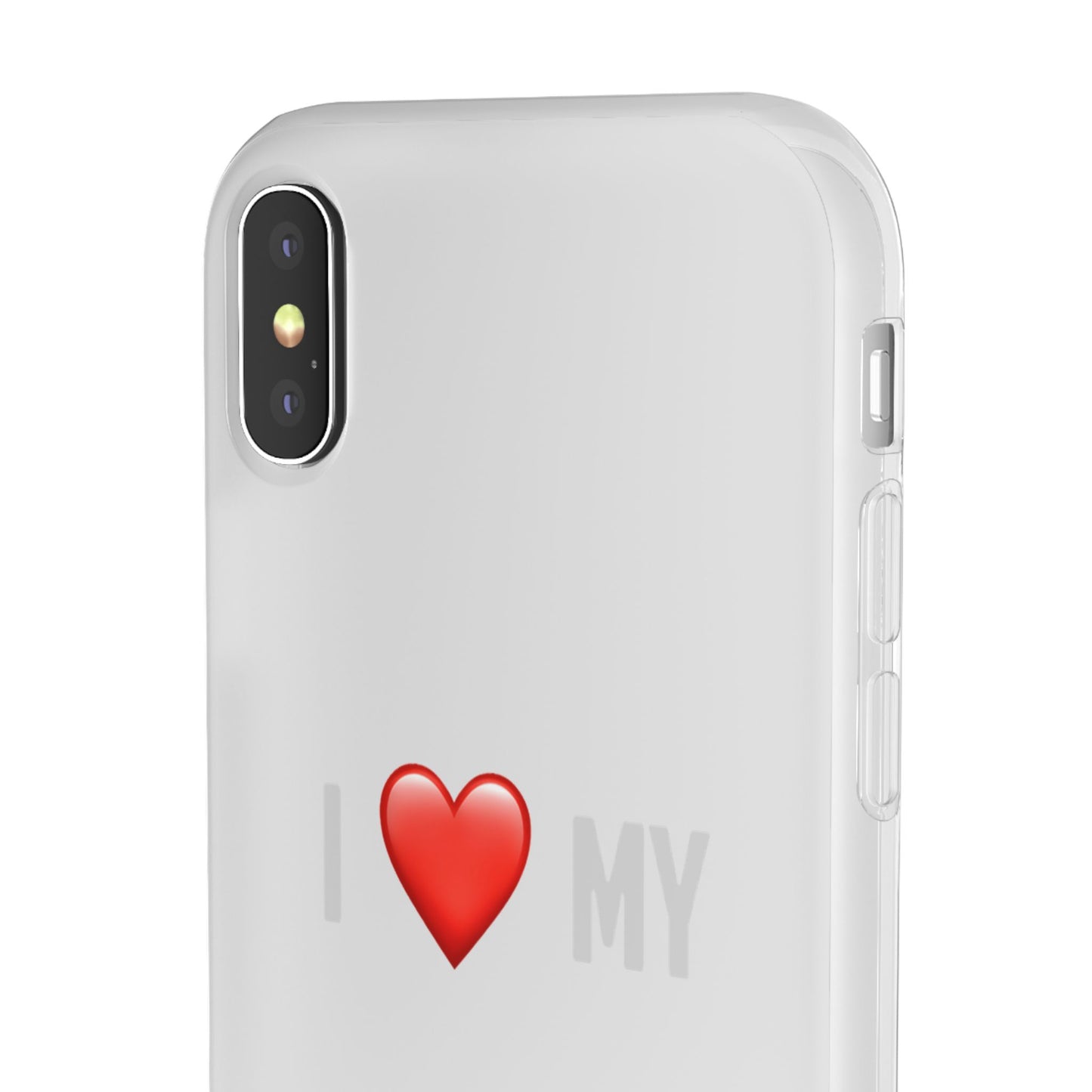 Mini Phone Case - Flexible And Frosted TPU Plastic I Love My Mini Phone Case