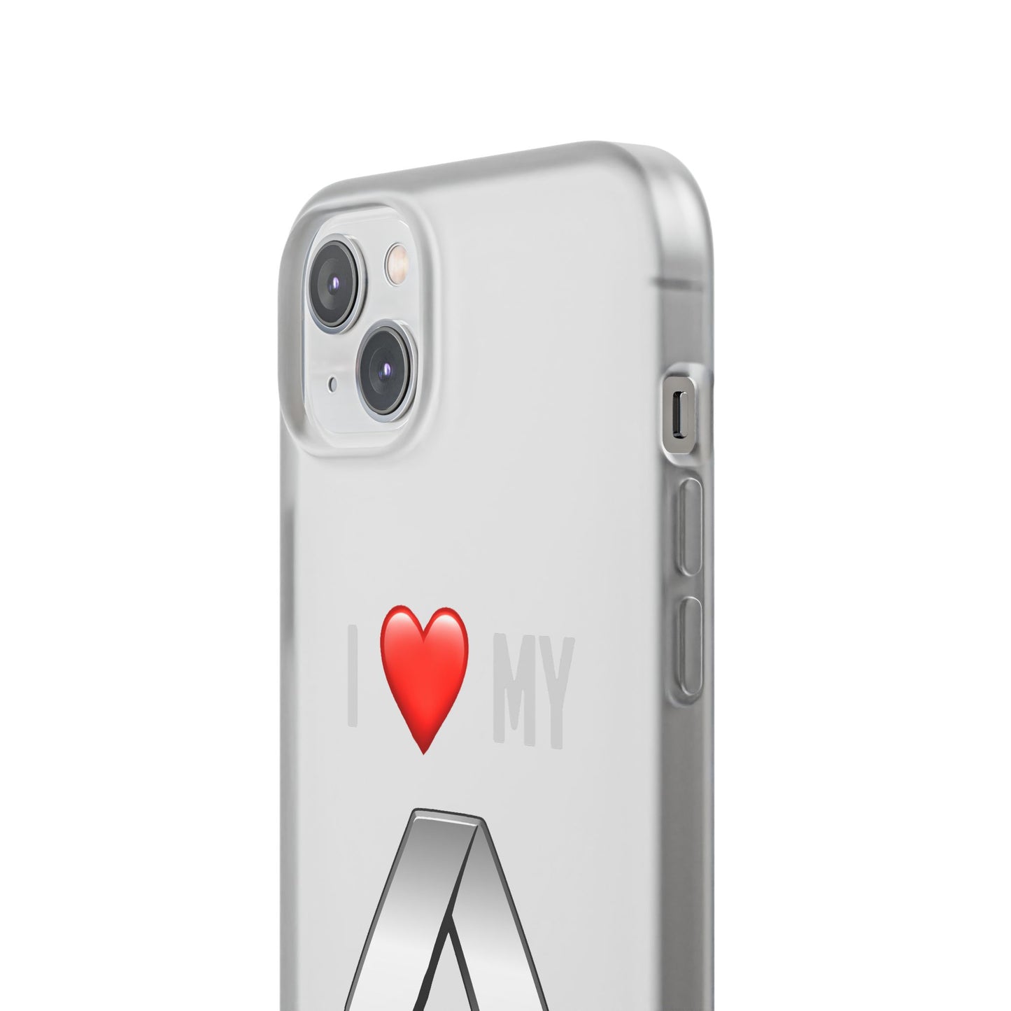 Renault Phone Case - Flexible And Frosted TPU Plastic I Love My Renault Phone Case