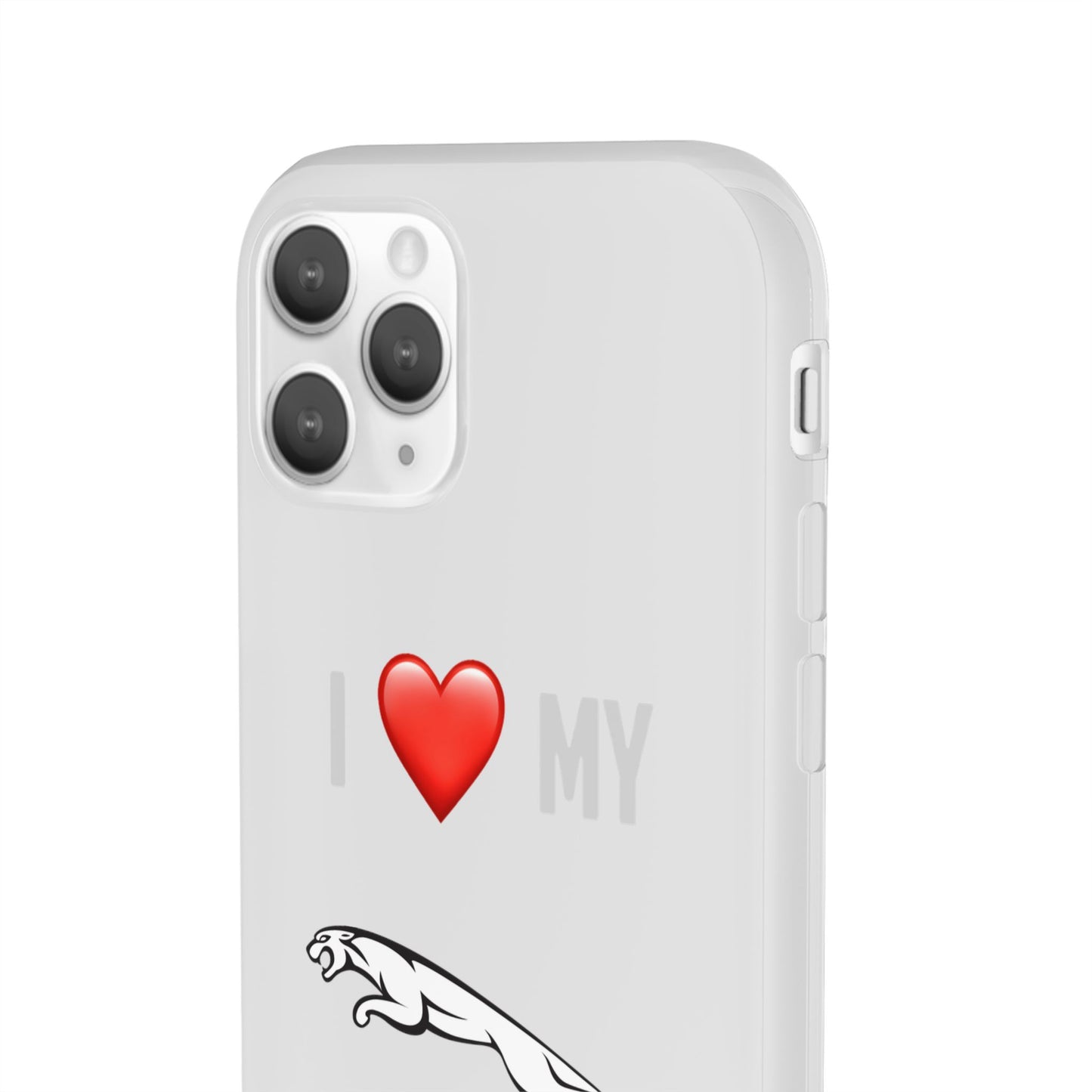 Jaguar Phone Case - Flexible And Frosted TPU Plastic I Love My Jaguar Phone Case