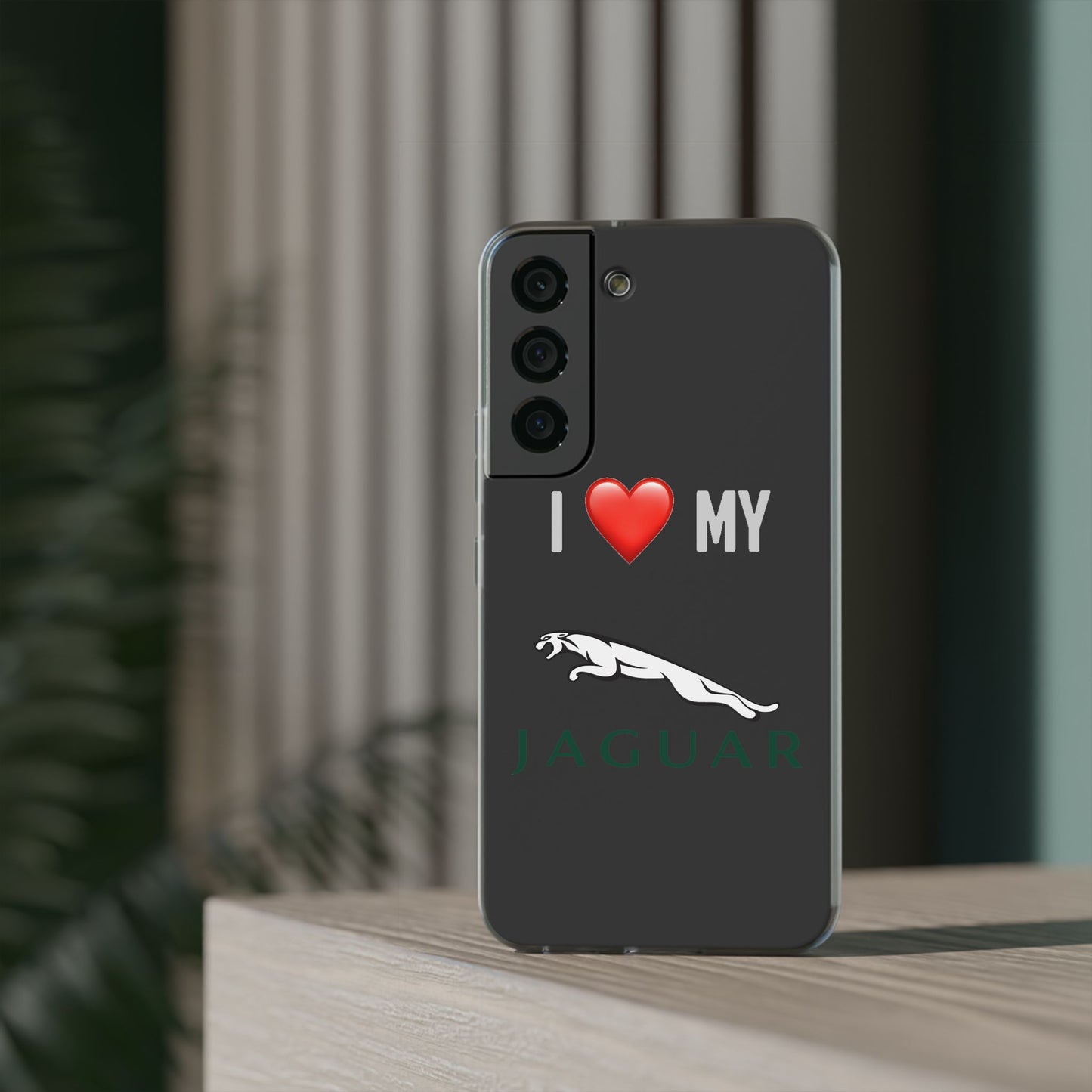 Jaguar Phone Case - Flexible And Frosted TPU Plastic I Love My Jaguar Phone Case