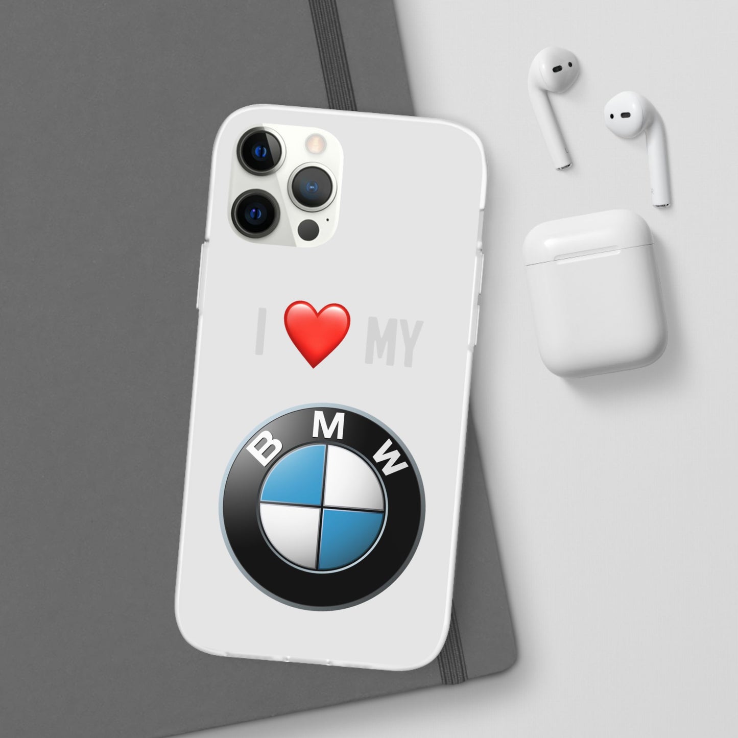 BMW Phone Case - Flexible And Frosted TPU Plastic I Love My BMW Phone Case