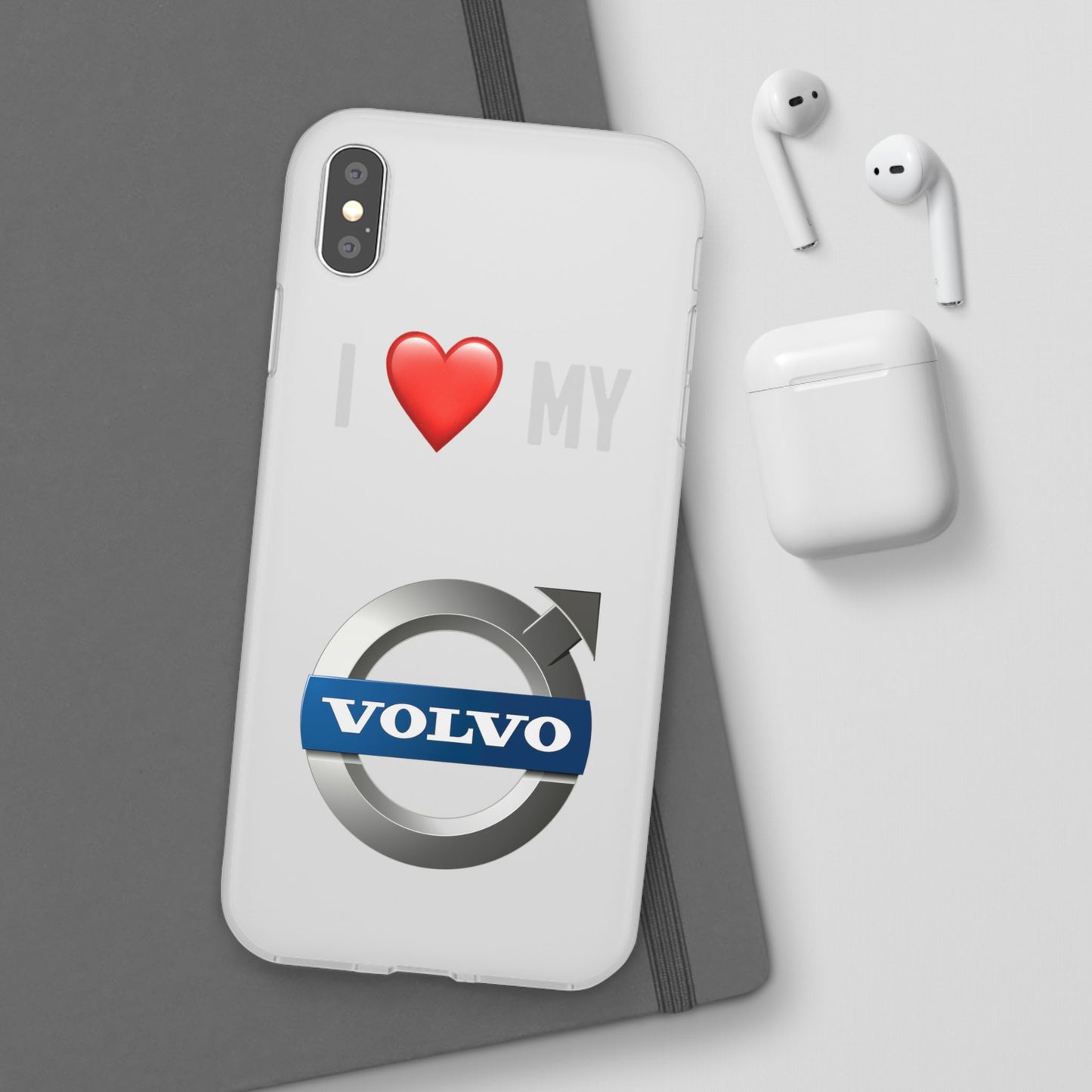 I  Love My Volvo Phone Case – Slim Flexible Protective Cover