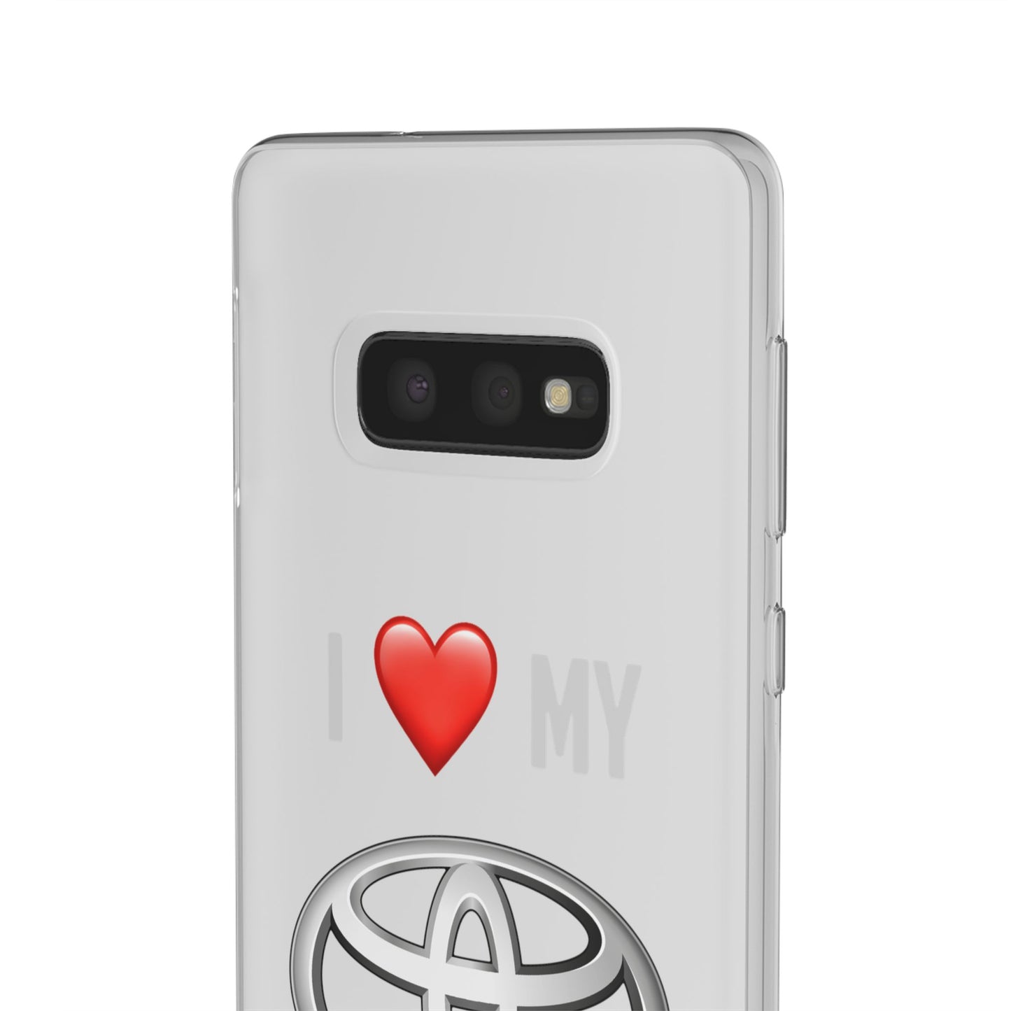 Toyota Phone Case - Flexible And Frosted TPU Plastic I Love My Toyota Phone Case