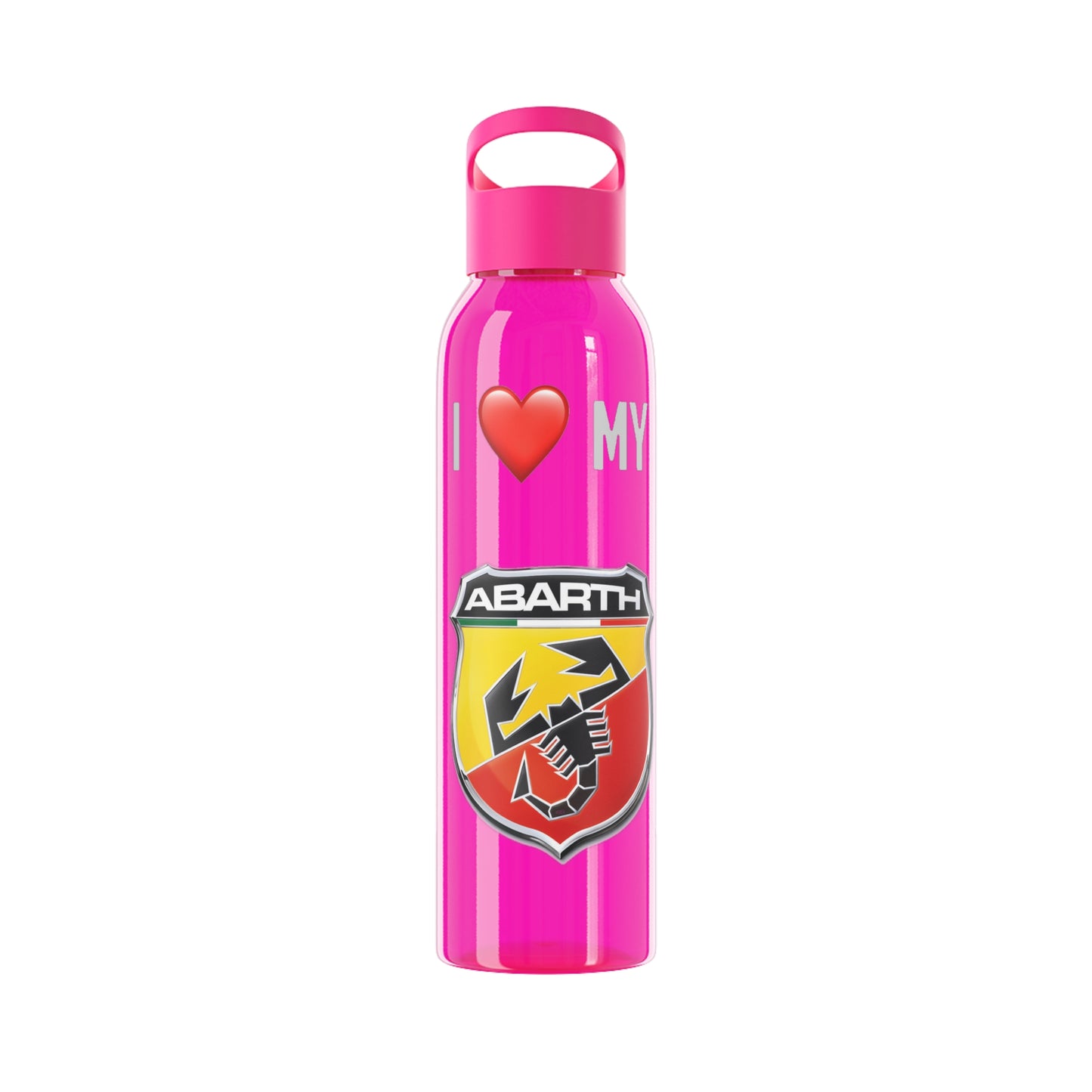 Abarth - I Love My Abarth 22oz Water Bottle