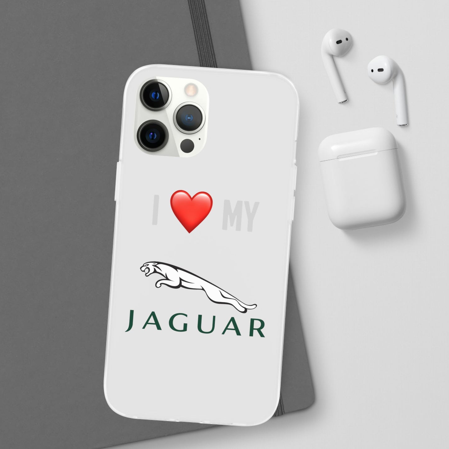Jaguar Phone Case - Flexible And Frosted TPU Plastic I Love My Jaguar Phone Case