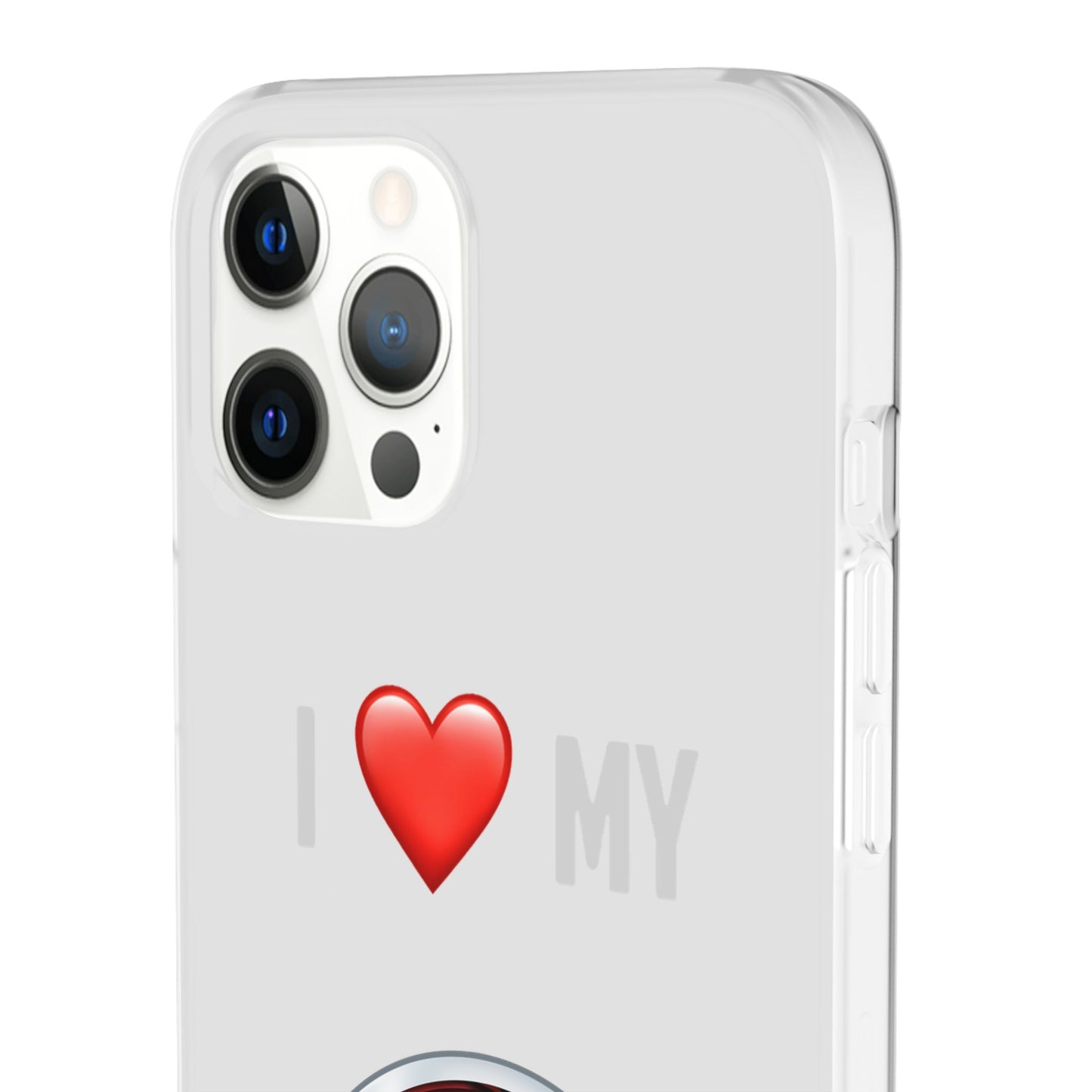 Vauxhall Phone Case - Flexible And Frosted TPU Plastic I Love My Vauxhall Phone Case
