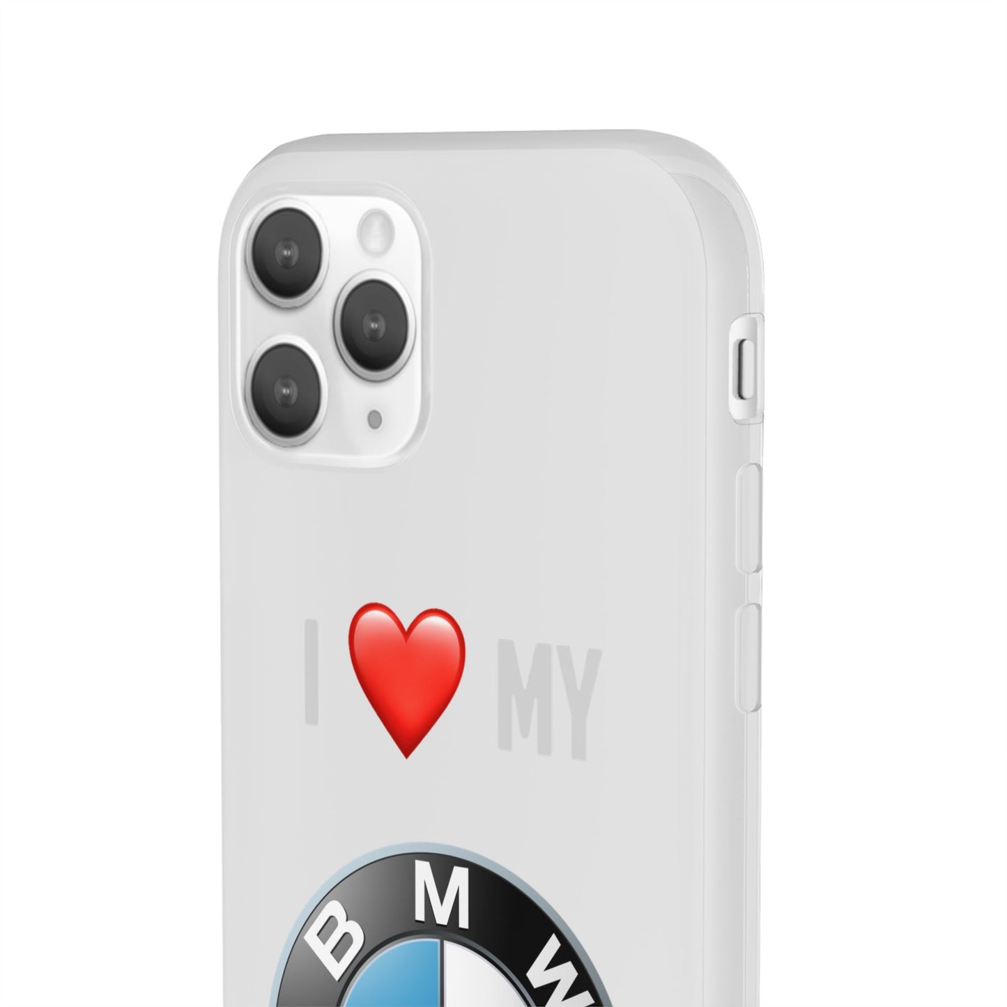 BMW Phone Case - Flexible And Frosted TPU Plastic I Love My BMW Phone Case
