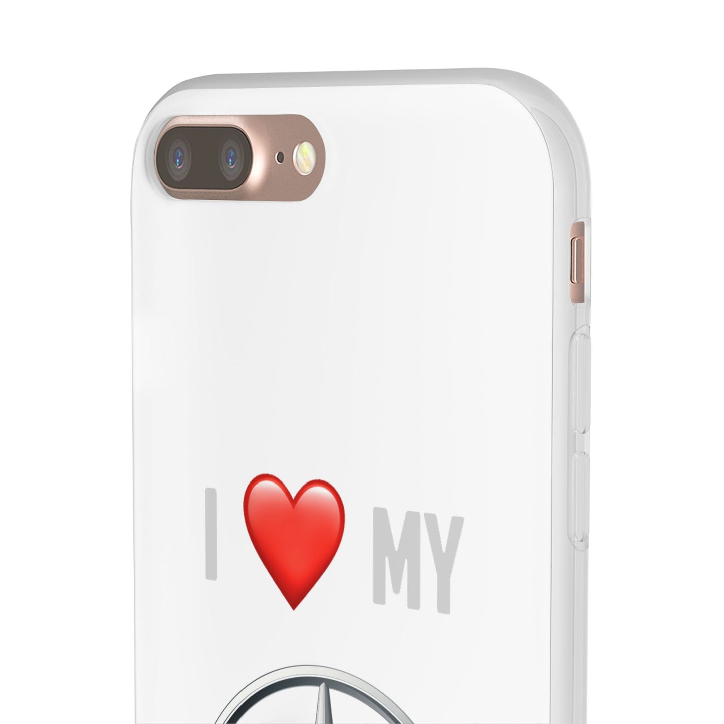 Mercedes Phone Case - Flexible And Frosted TPU Plastic I Love My Mercedes Phone Case