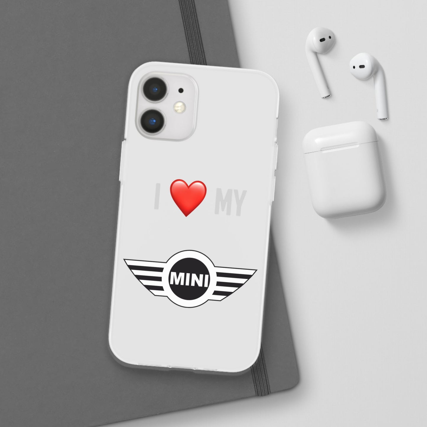 Mini Phone Case - Flexible And Frosted TPU Plastic I Love My Mini Phone Case