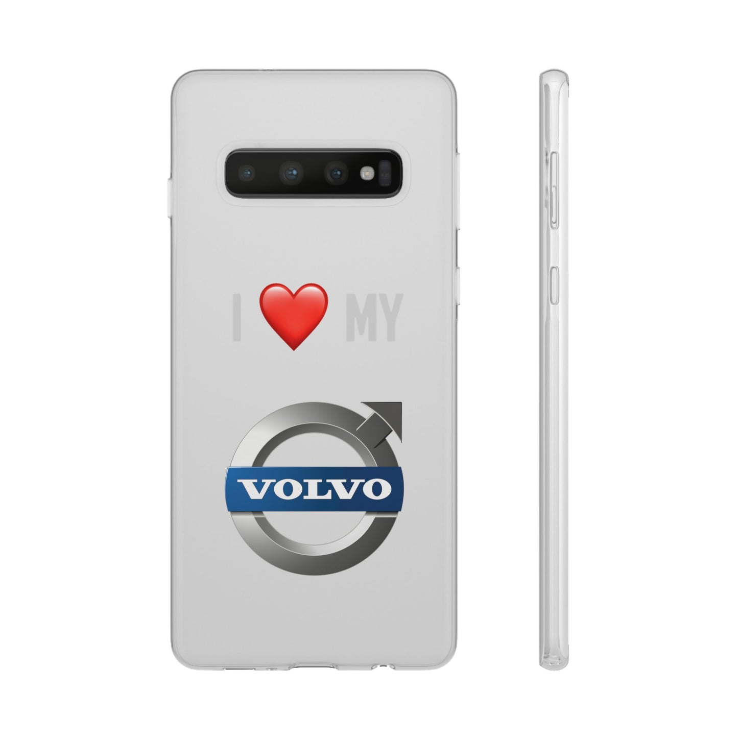 Volvo Phone Case - Flexible And Frosted TPU Plastic I Love My Volvo Phone Case