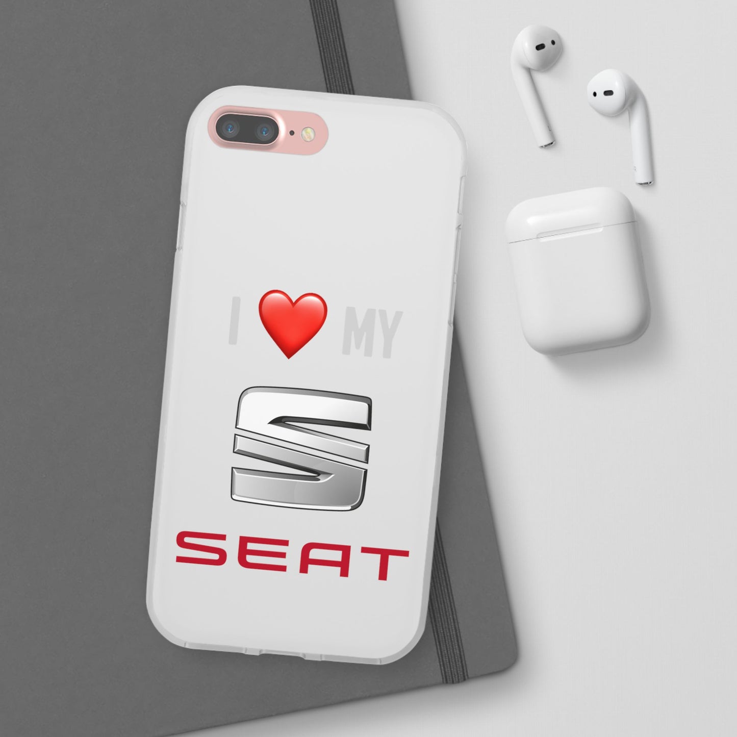 Seat Phone Case - Flexible And Frosted TPU Plastic I Love My Seat Phone Case