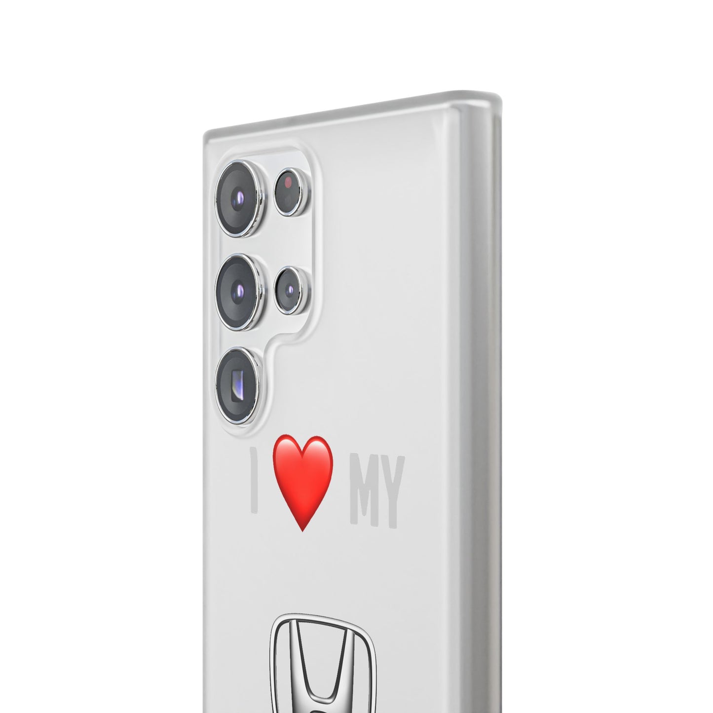 Honda Phone Case - Flexible And Frosted TPU Plastic I Love My Honda Phone Case