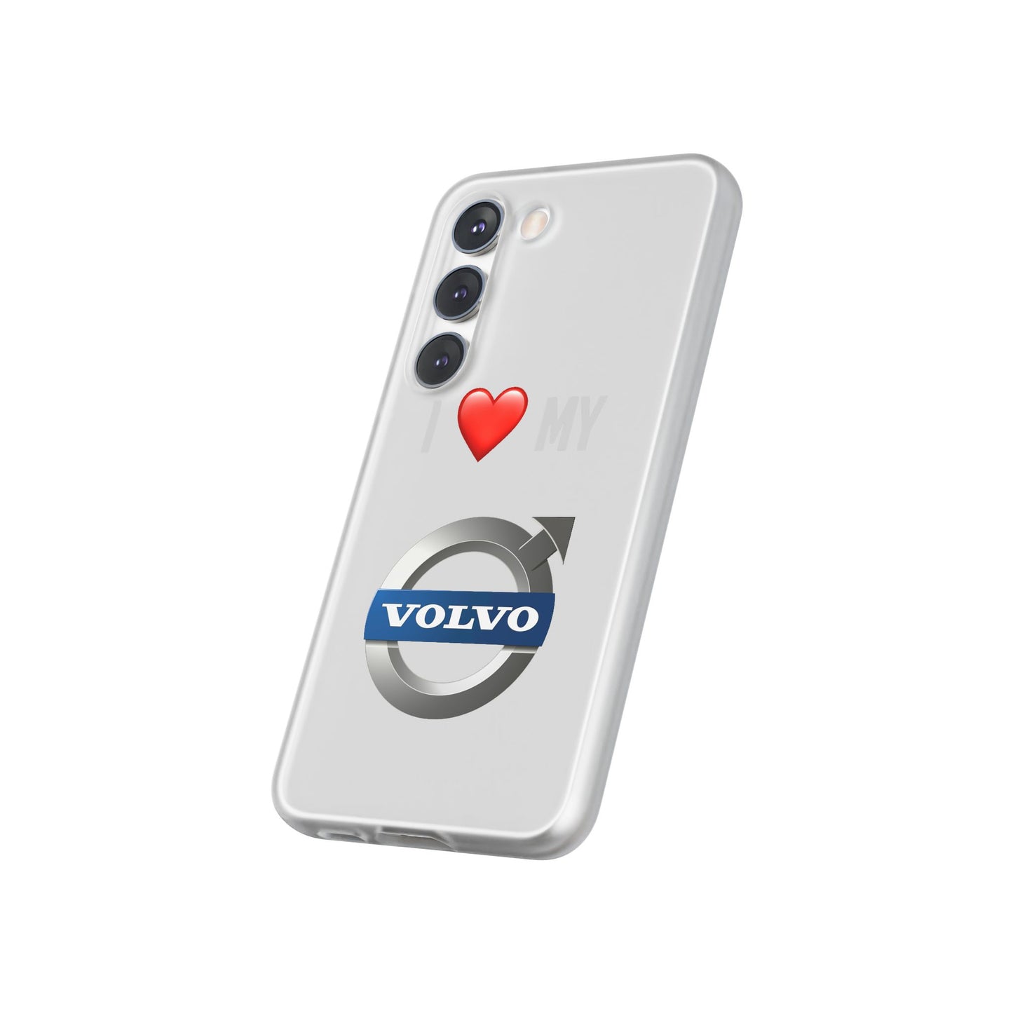 Volvo Phone Case - Flexible And Frosted TPU Plastic I Love My Volvo Phone Case