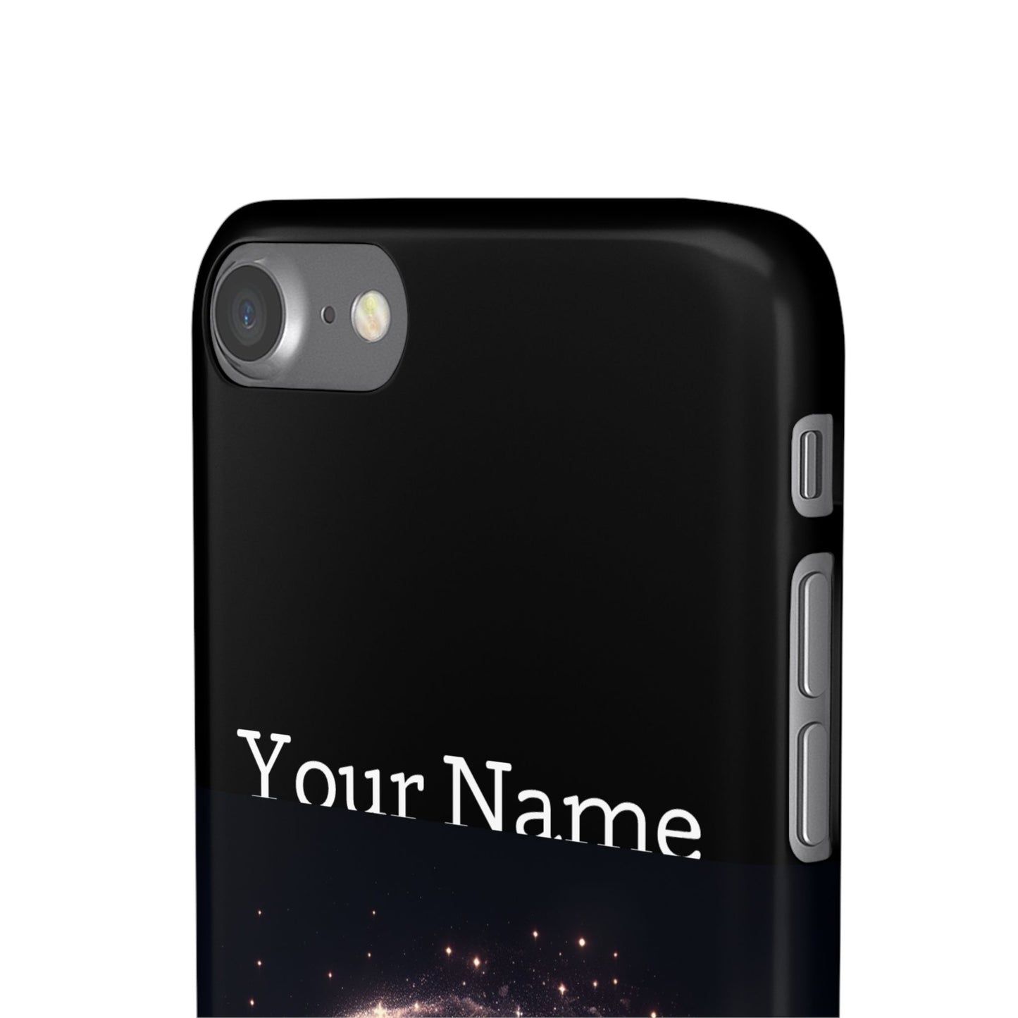 Leo Phone Case - Glossy Black Polycarbonate Snap Case Phone Protection