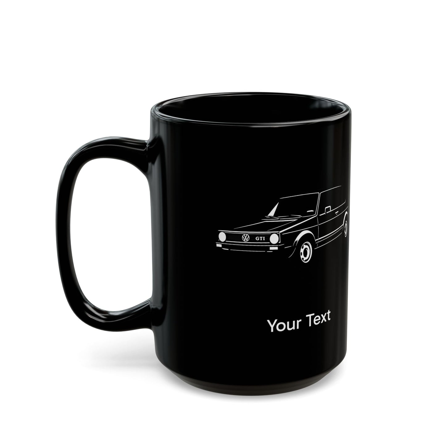 Golf GTI Mk 1 Mug (With or Without Personalisation) 11oz or 15oz. Perfect Gift