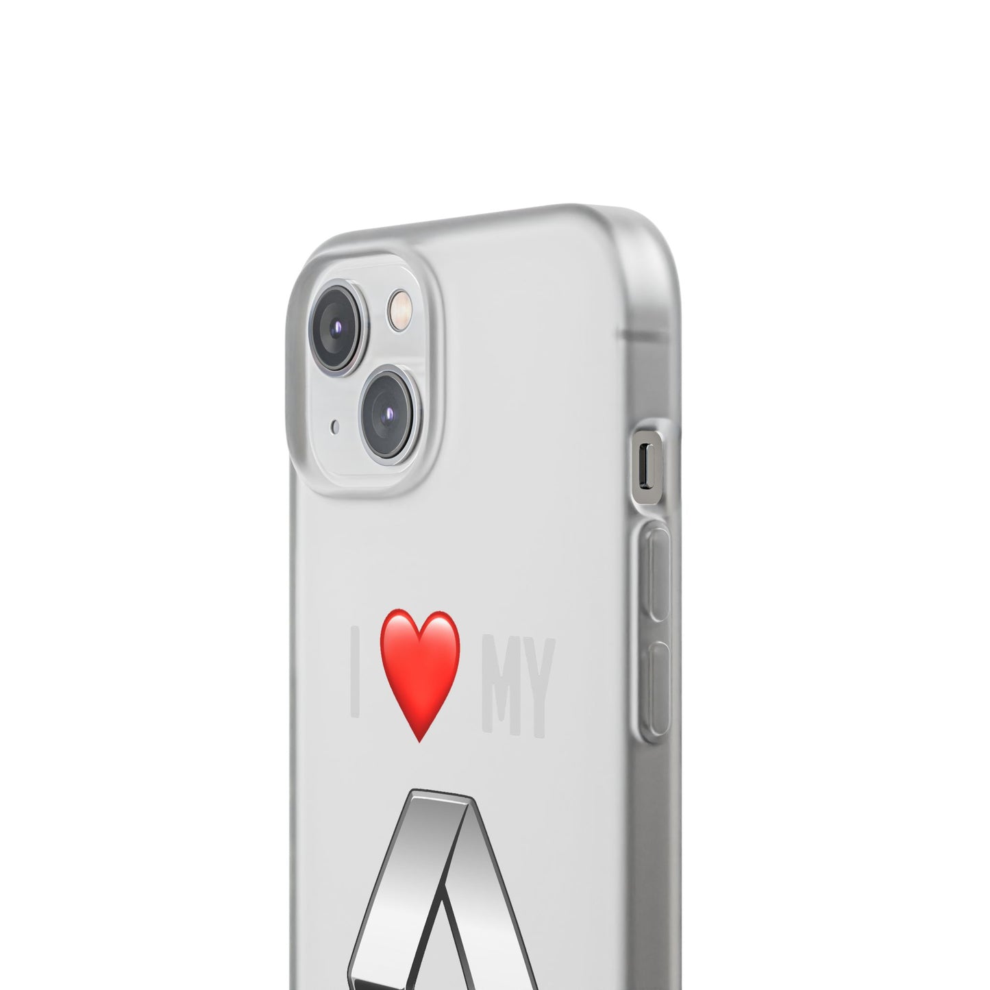 Renault Phone Case - Flexible And Frosted TPU Plastic I Love My Renault Phone Case
