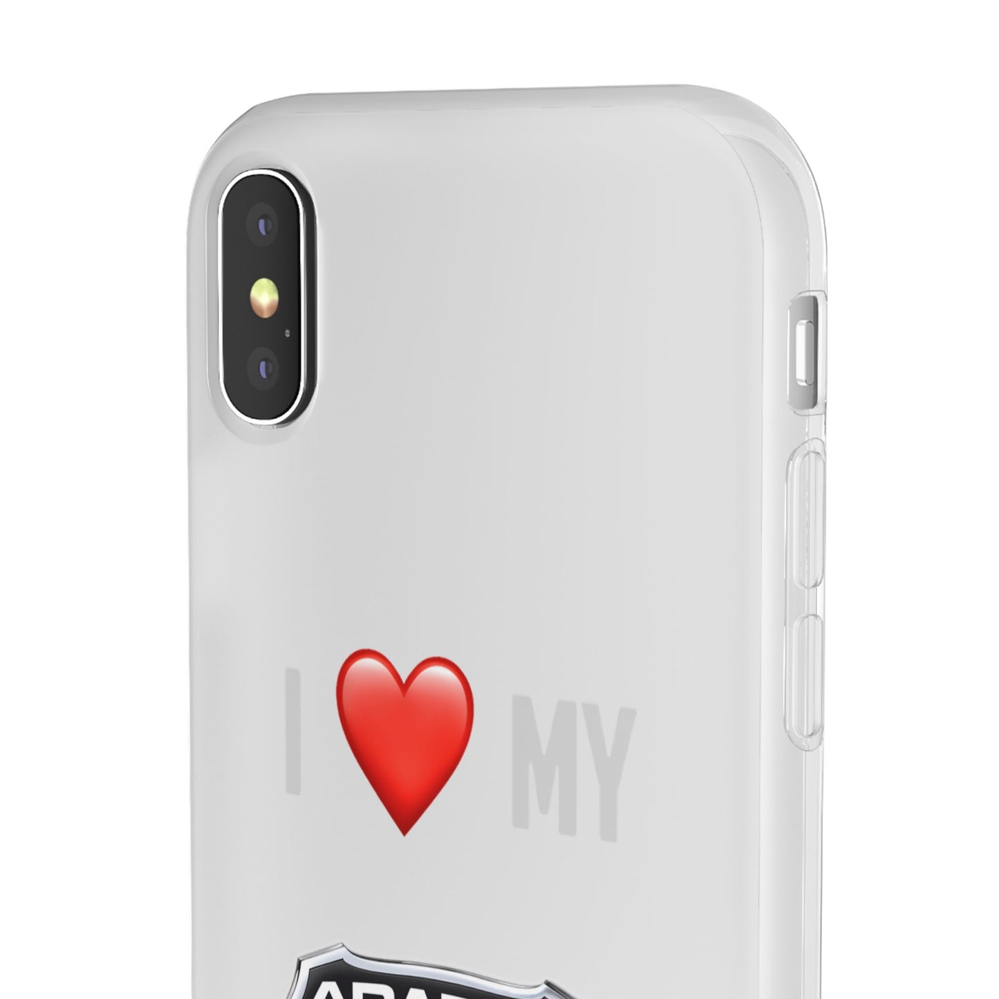 Abarth Phone Case - Flexible And Frosted TPU Plastic I Love My Abarth Phone Case