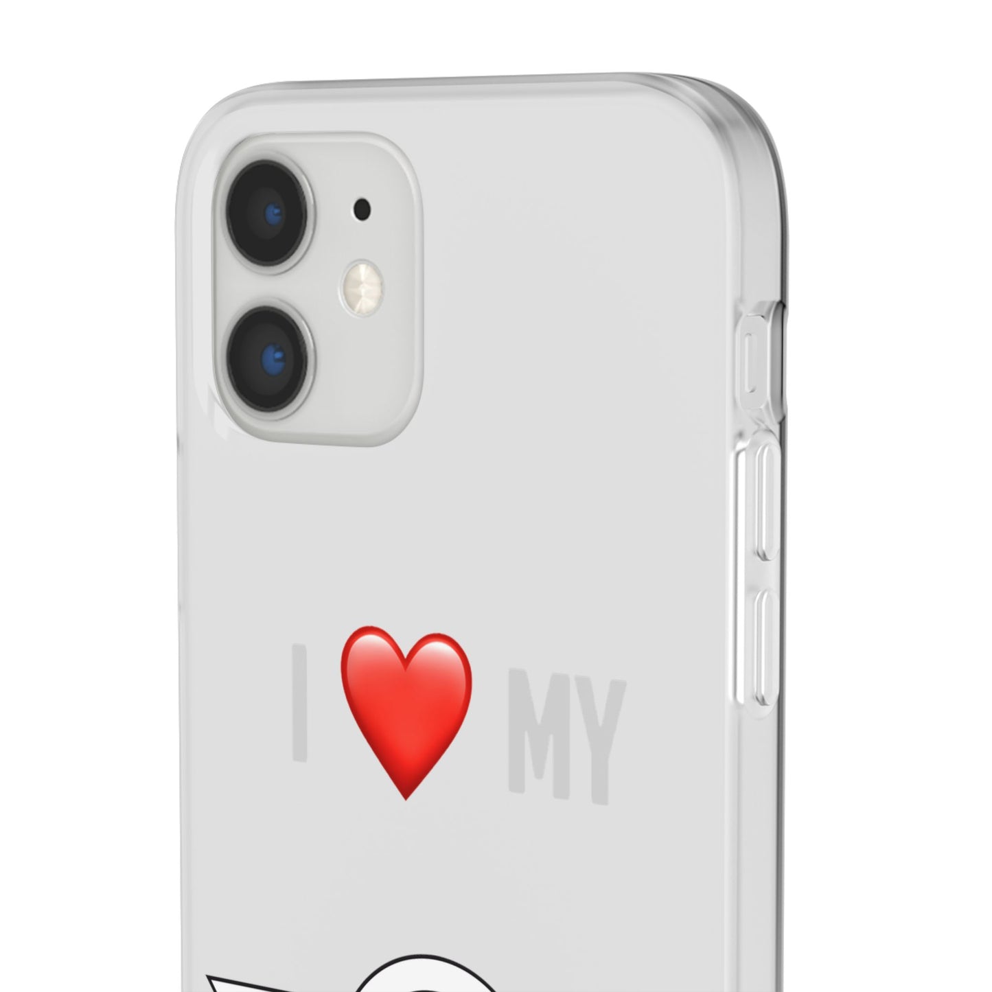 Mini Phone Case - Flexible And Frosted TPU Plastic I Love My Mini Phone Case