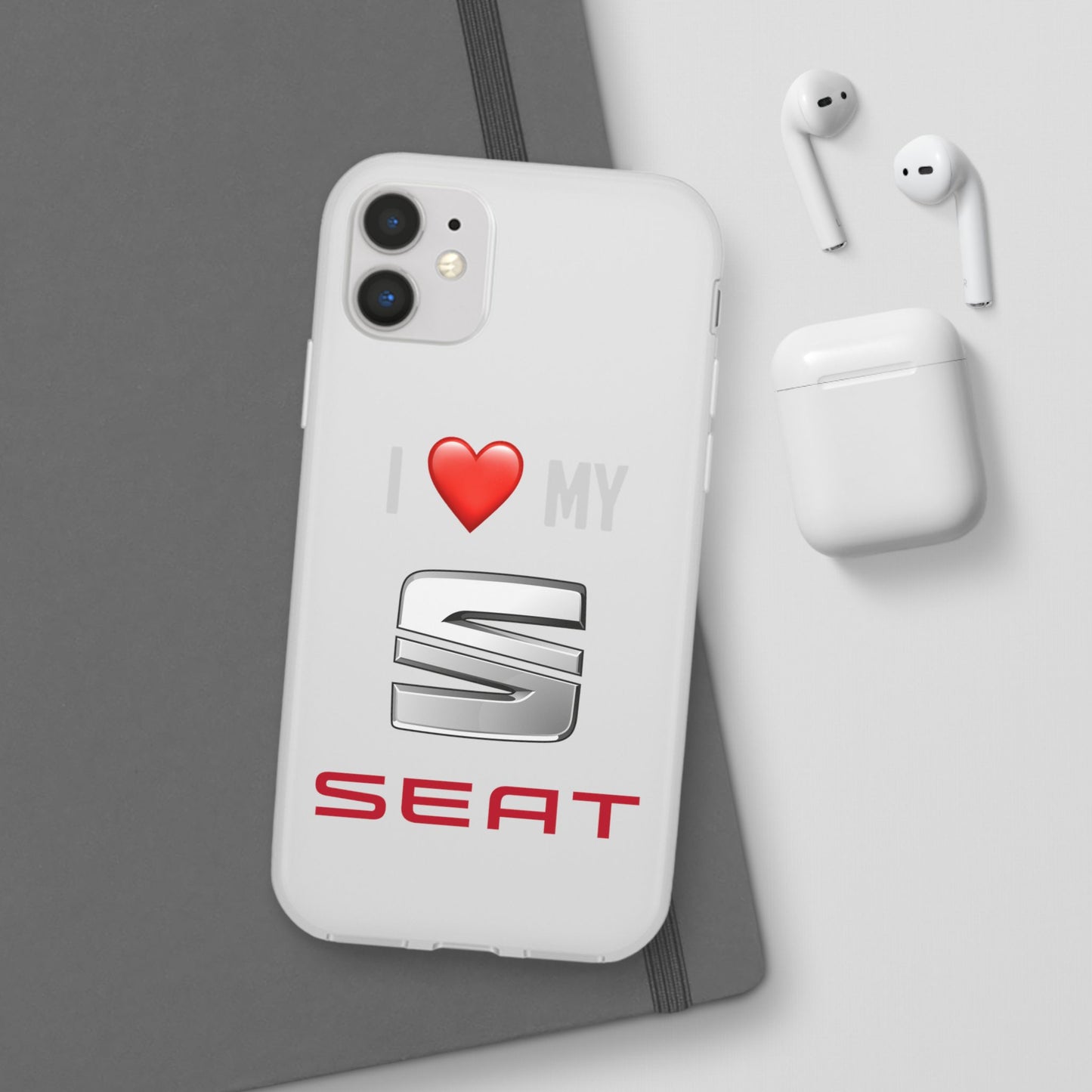 Seat Phone Case - Flexible And Frosted TPU Plastic I Love My Seat Phone Case