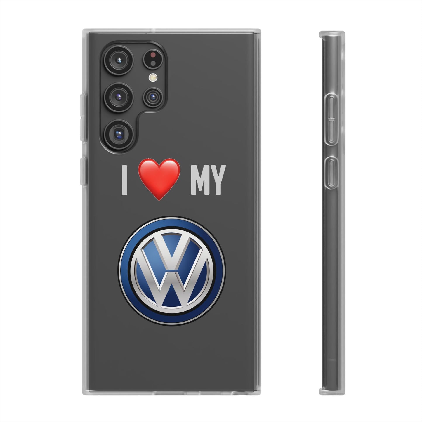 Volkswagen Phone Case - Flexible And Frosted TPU Plastic I Love My Volkswagen Phone Case