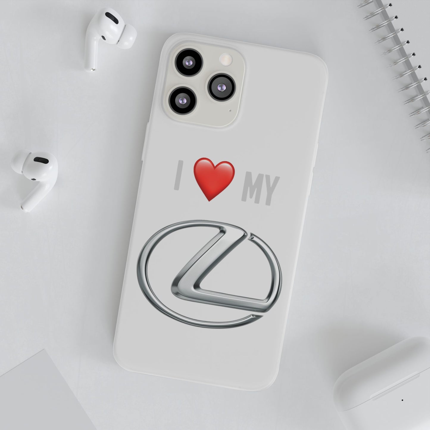 Lexus Phone Case - Flexible And Frosted TPU Plastic I Love My Lexus Phone Case