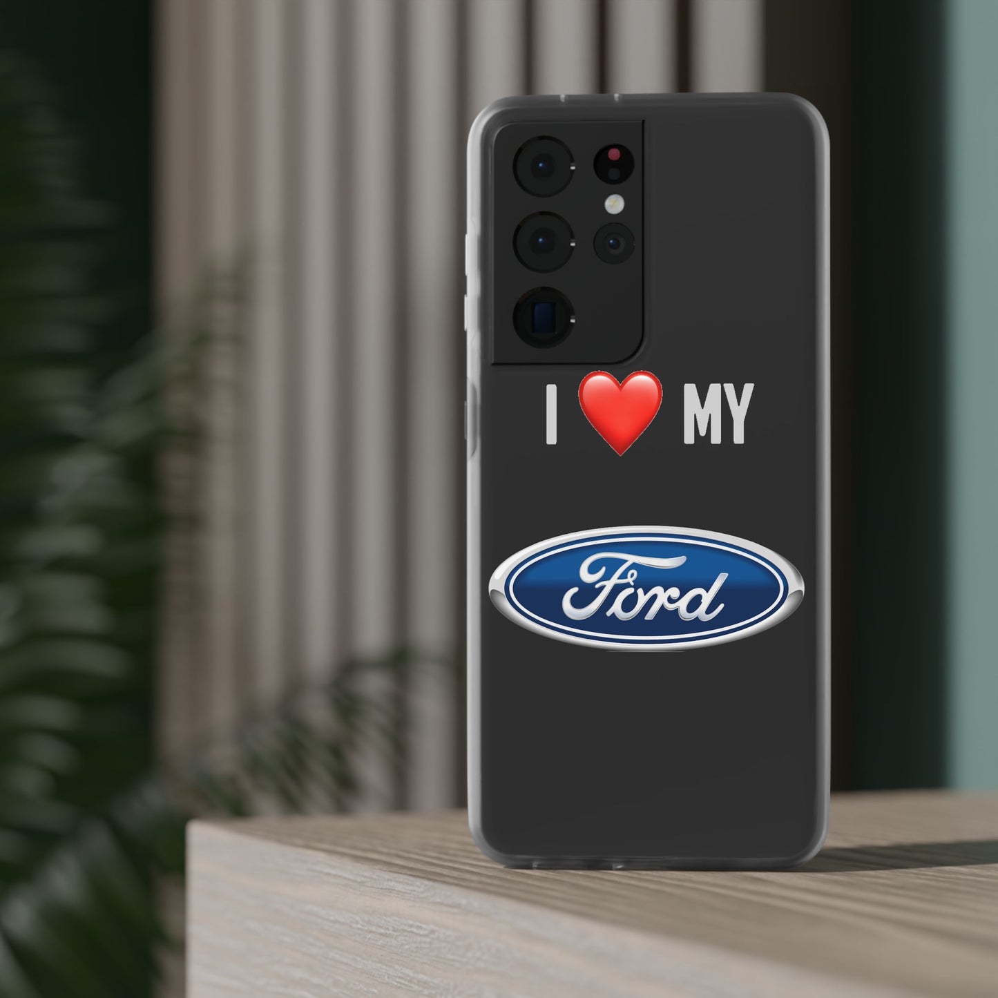 Ford Phone Case - Flexible And Frosted TPU Plastic I Love My Ford Phone Case