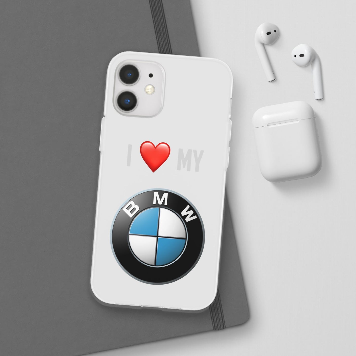 BMW Phone Case - Flexible And Frosted TPU Plastic I Love My BMW Phone Case
