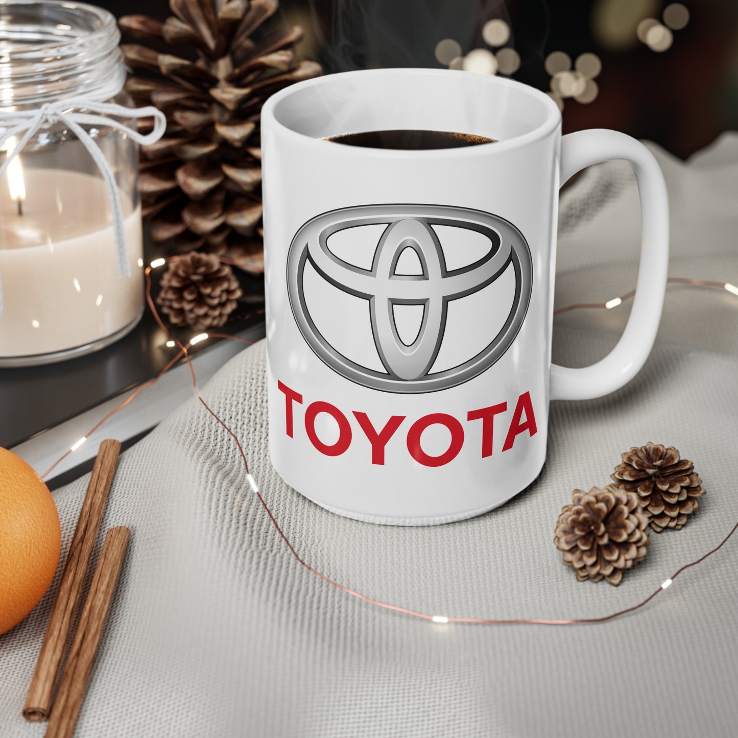 Toyota  - I Love my Toyota White Ceramic Coffee Cup 11oz, 15oz