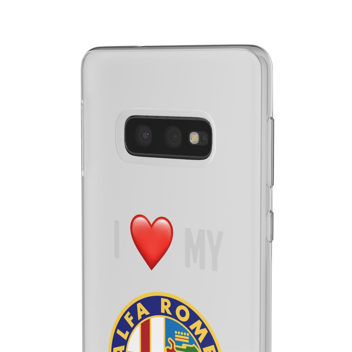 Alfa Romeo Phone Case - Flexible And Frosted TPU Plastic I Love My Alfa Romeo Phone Case