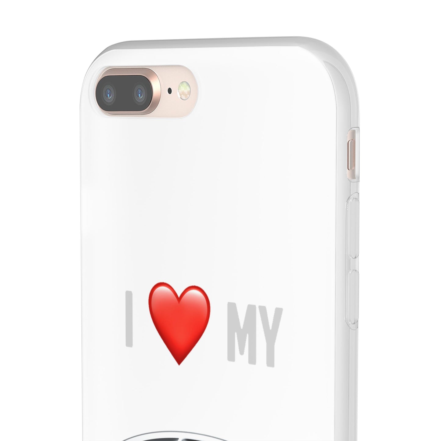 Hyundai Phone Case - Flexible And Frosted TPU Plastic I Love My Hyundai Phone Case