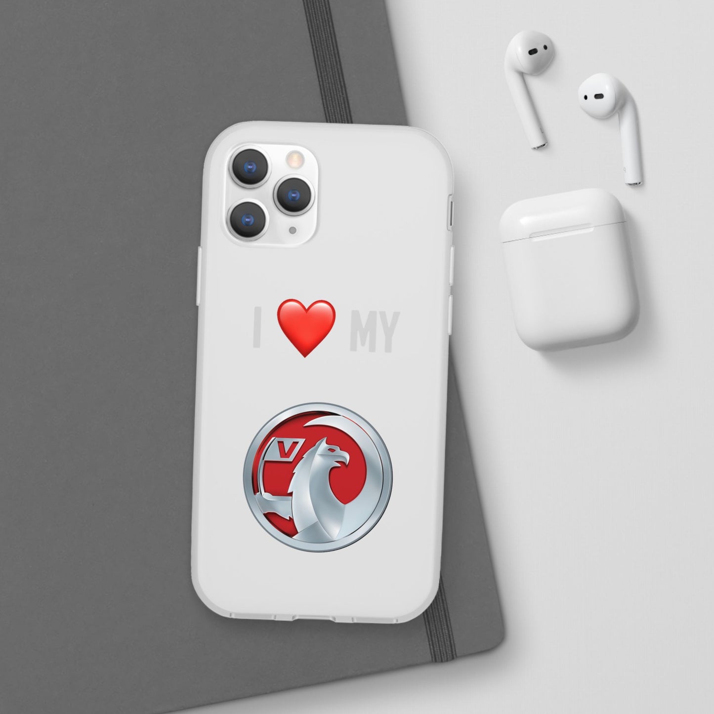 Vauxhall Phone Case - Flexible And Frosted TPU Plastic I Love My Vauxhall Phone Case