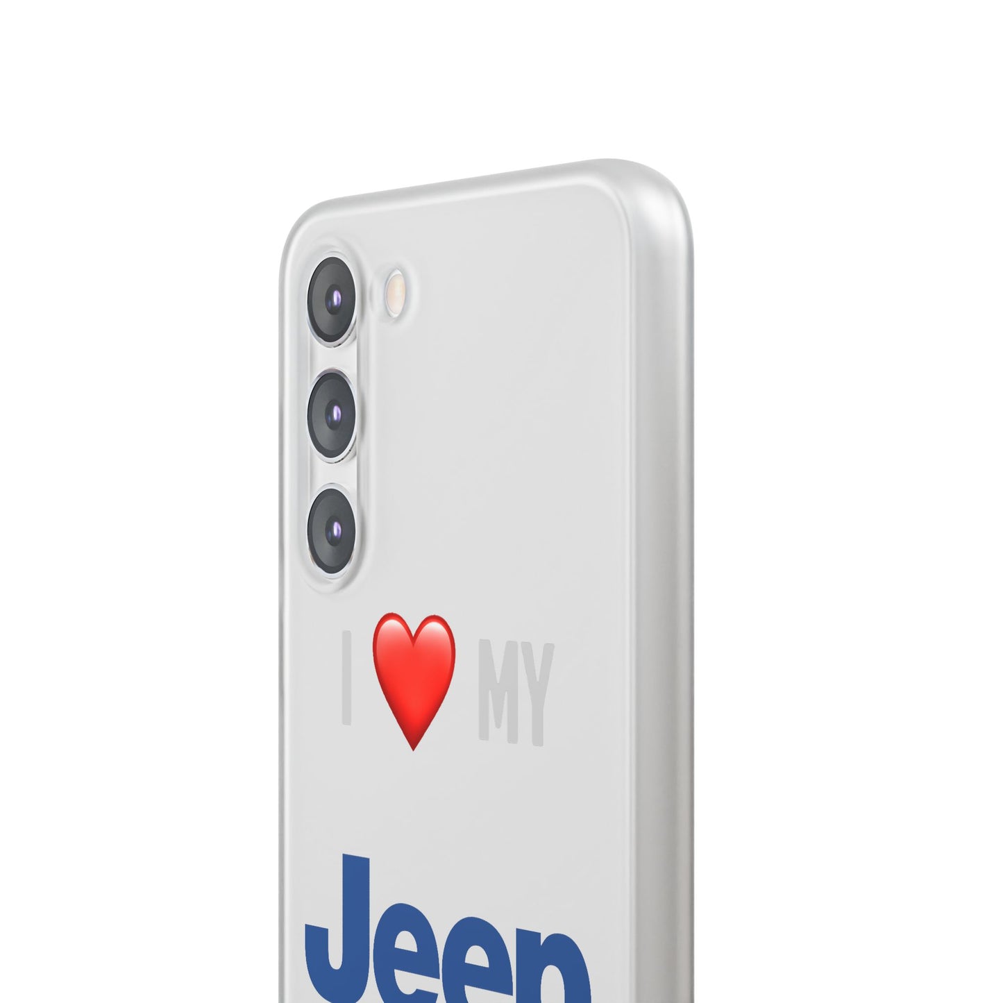 Jeep Phone Case - Flexible And Frosted TPU Plastic I Love My Jeep Phone Case