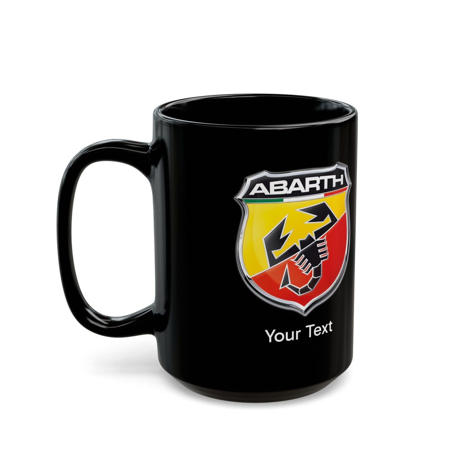 Abarth Mug (With or Without Personalisation) 11oz or 15oz. Perfect Gift