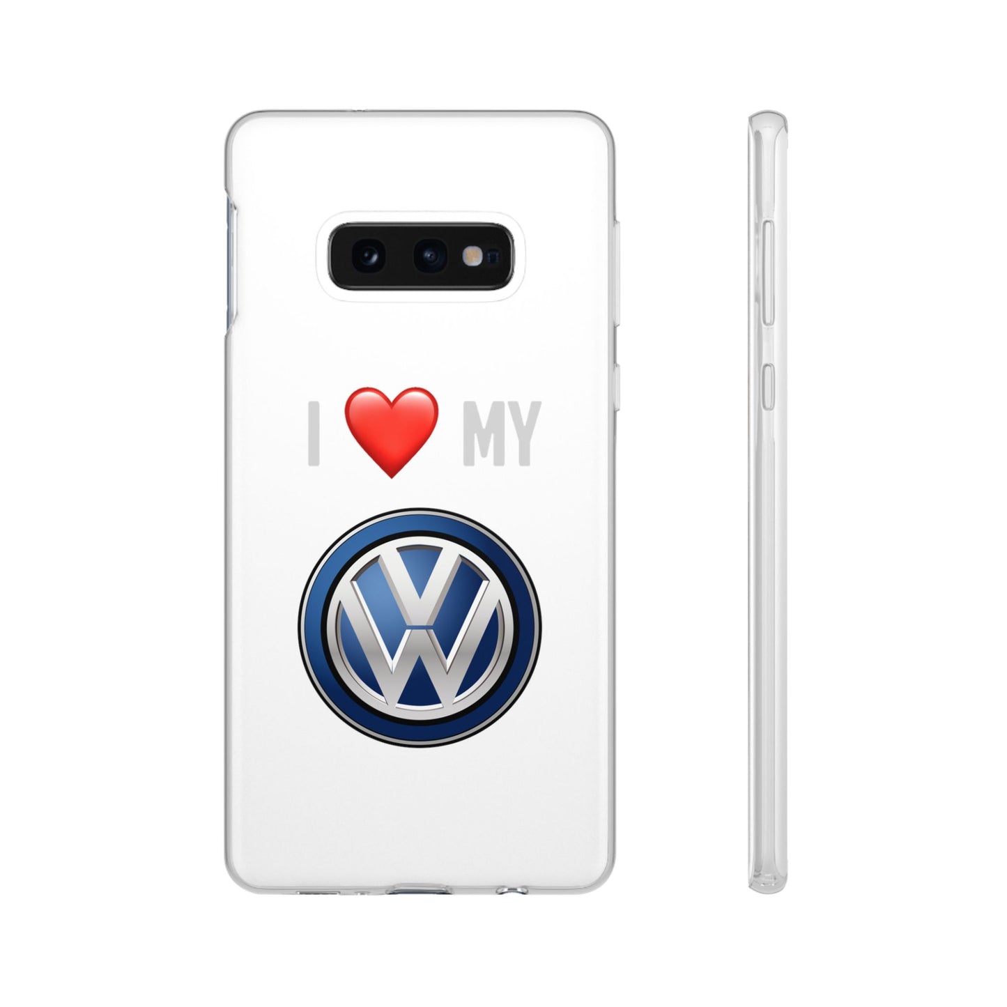 Volkswagen Phone Case - Flexible And Frosted TPU Plastic I Love My Volkswagen Phone Case