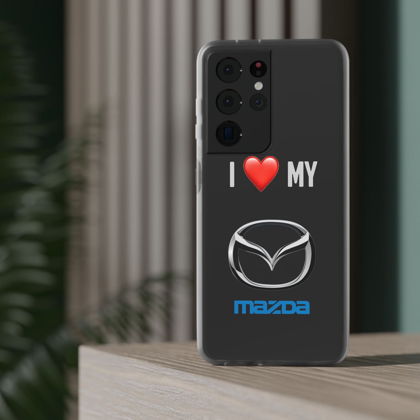 Mazda Phone Case - Flexible And Frosted TPU Plastic I Love My Mazda Phone Case