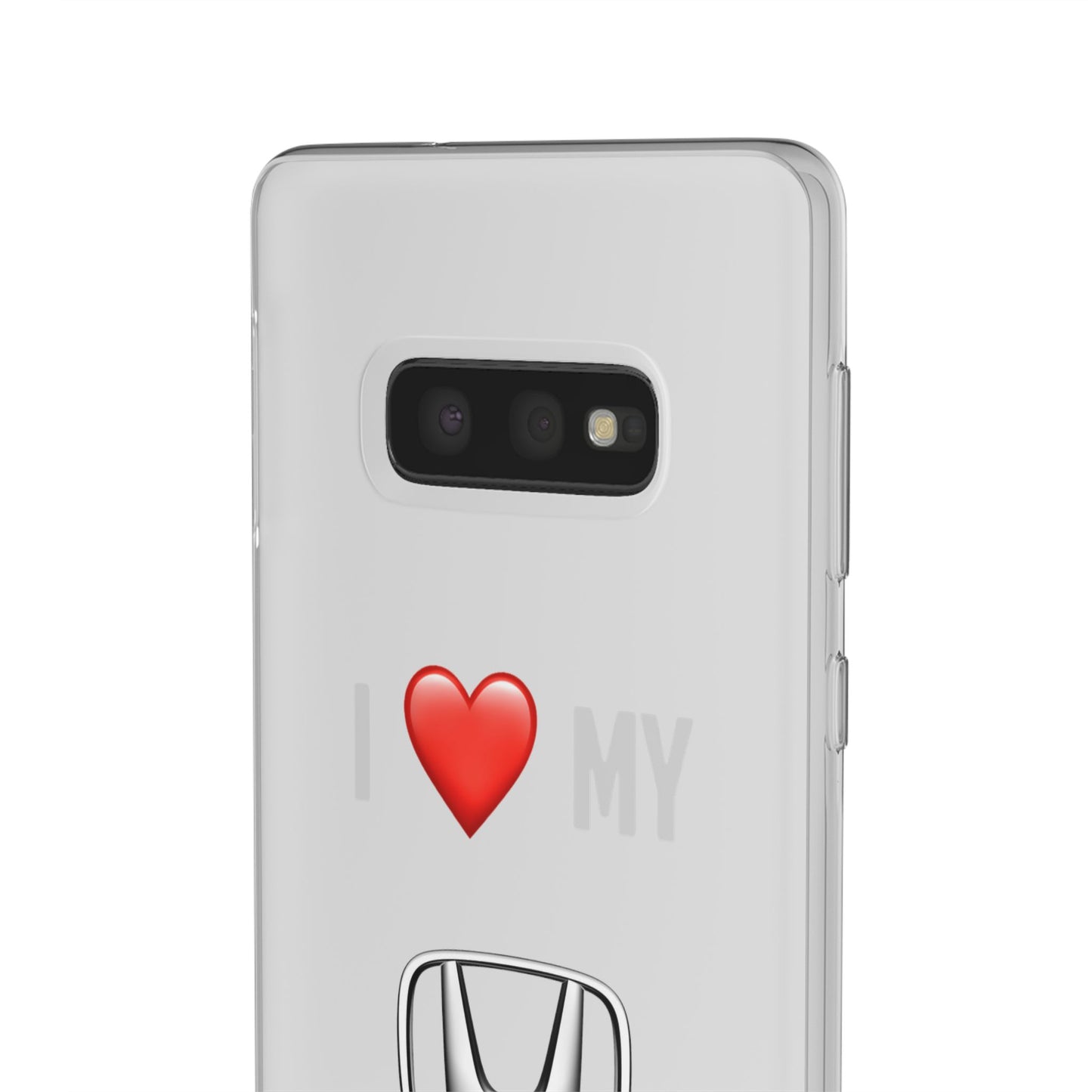 Honda Phone Case - Flexible And Frosted TPU Plastic I Love My Honda Phone Case