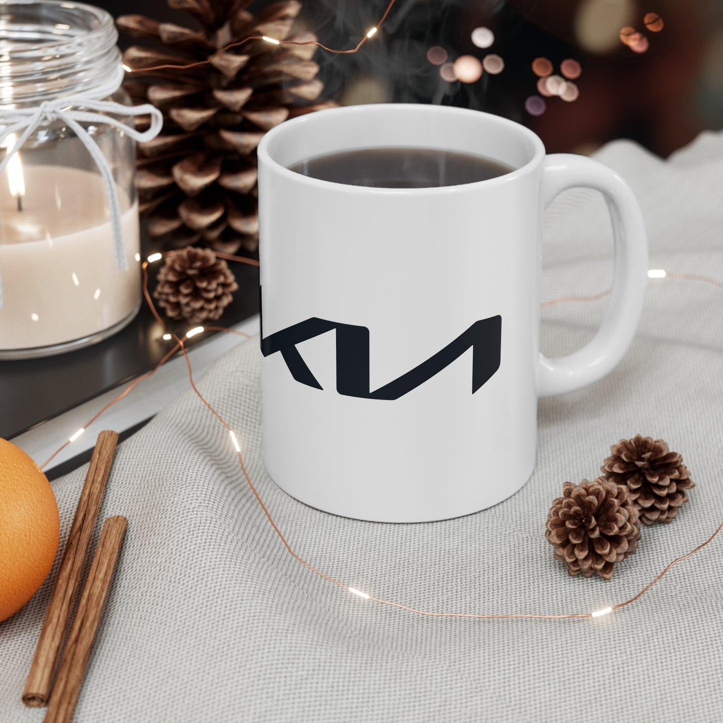 Kia  - I Love my Kia White Ceramic Coffee Cup 11oz, 15oz