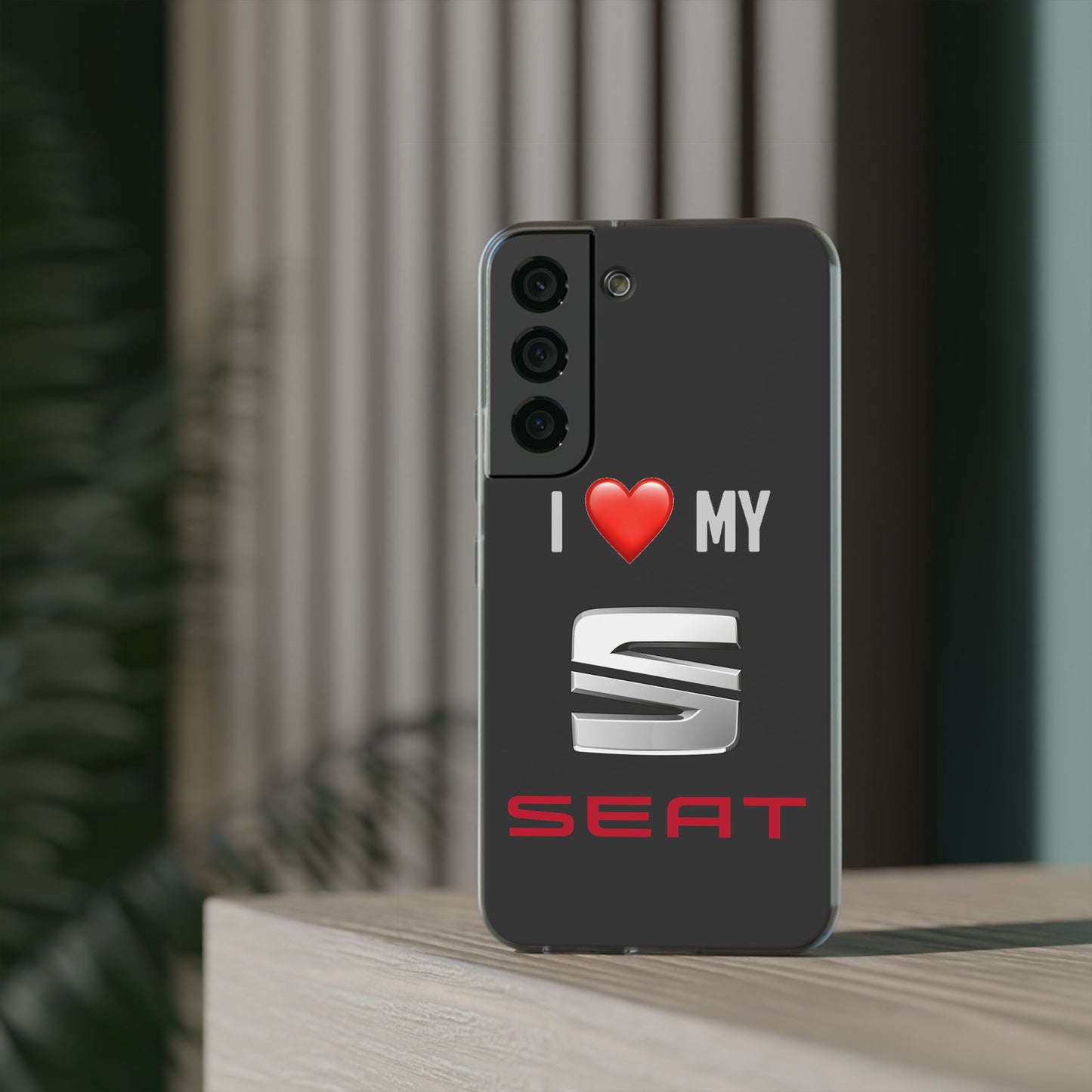 Seat Phone Case - Flexible And Frosted TPU Plastic I Love My Seat Phone Case