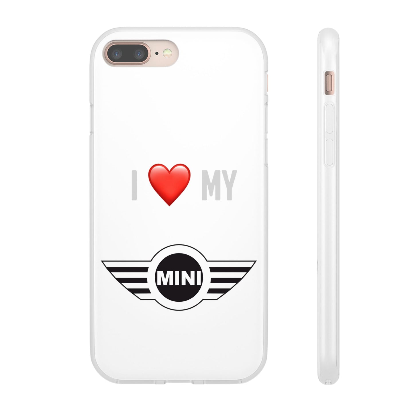 Mini Phone Case - Flexible And Frosted TPU Plastic I Love My Mini Phone Case