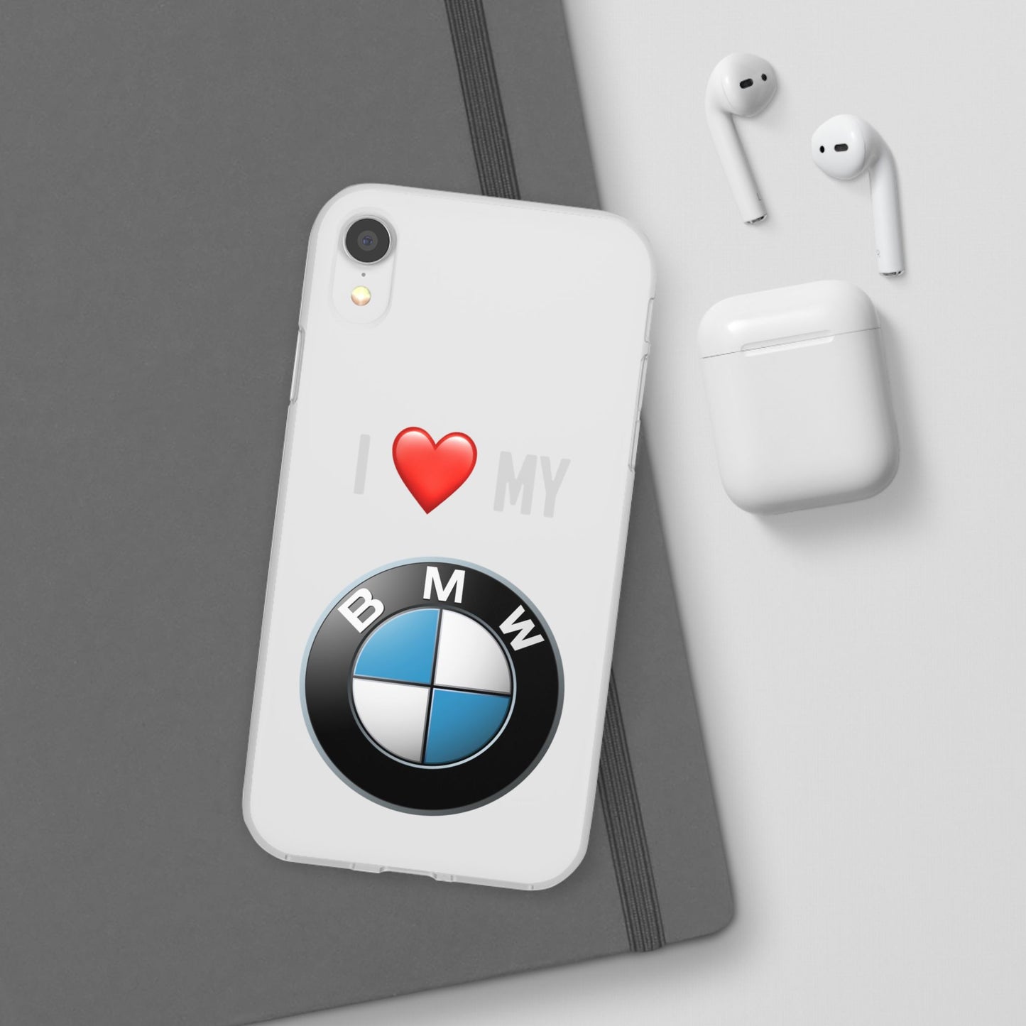 BMW Phone Case - Flexible And Frosted TPU Plastic I Love My BMW Phone Case
