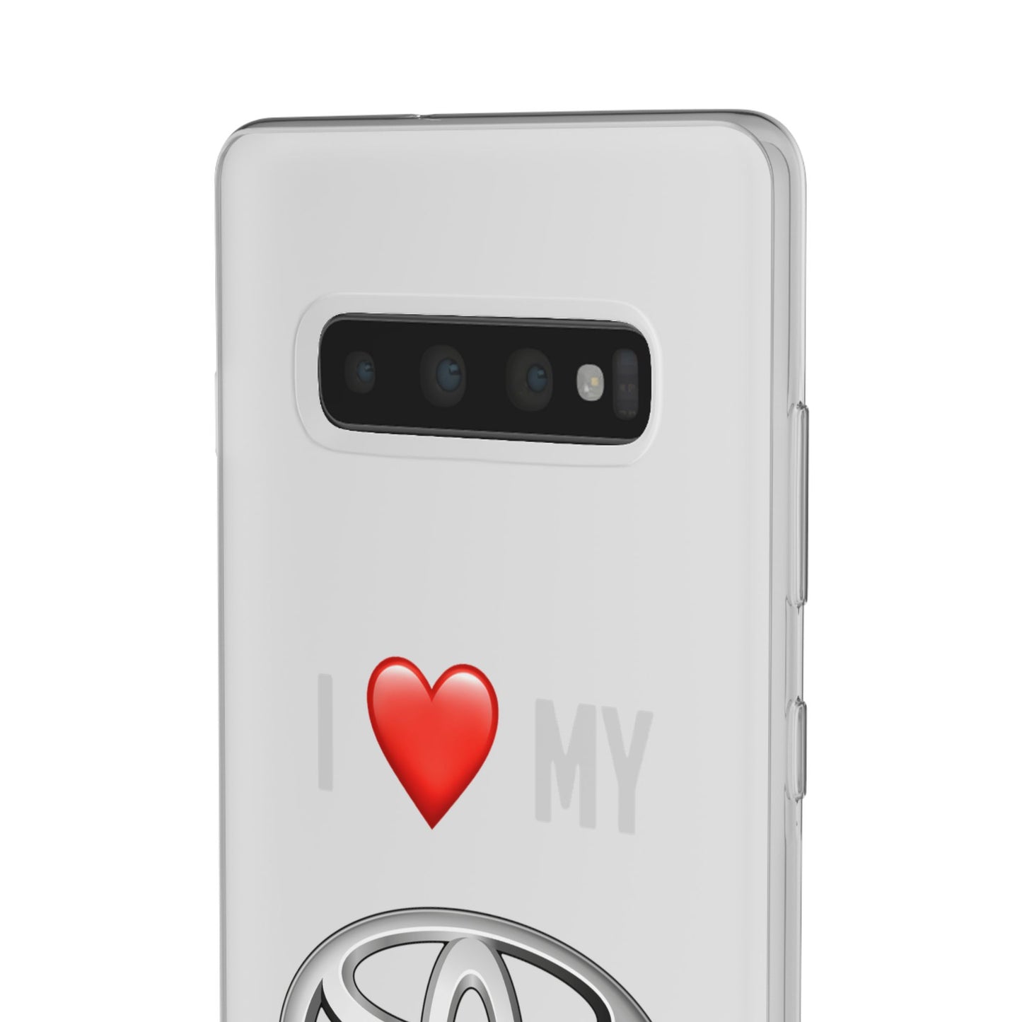 Toyota Phone Case - Flexible And Frosted TPU Plastic I Love My Toyota Phone Case